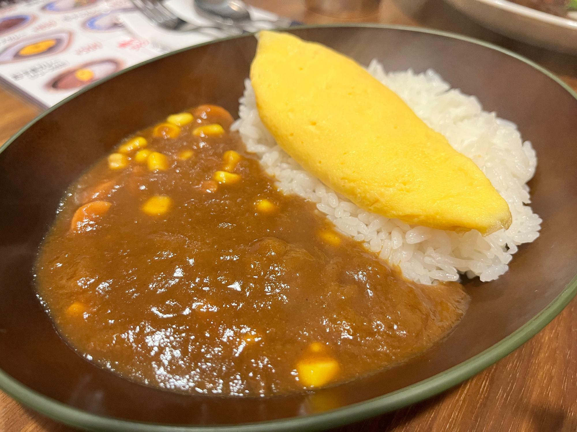 お子様カレー(オムレツ添え)