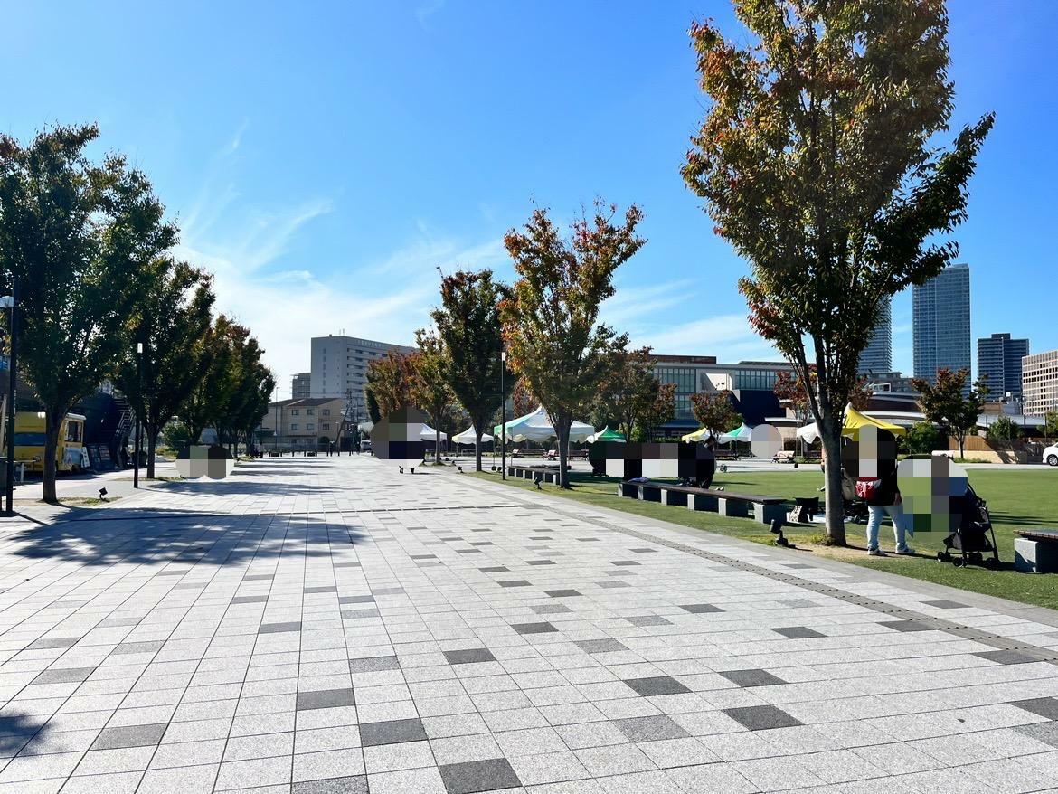 安満遺跡公園　サンスター広場周辺