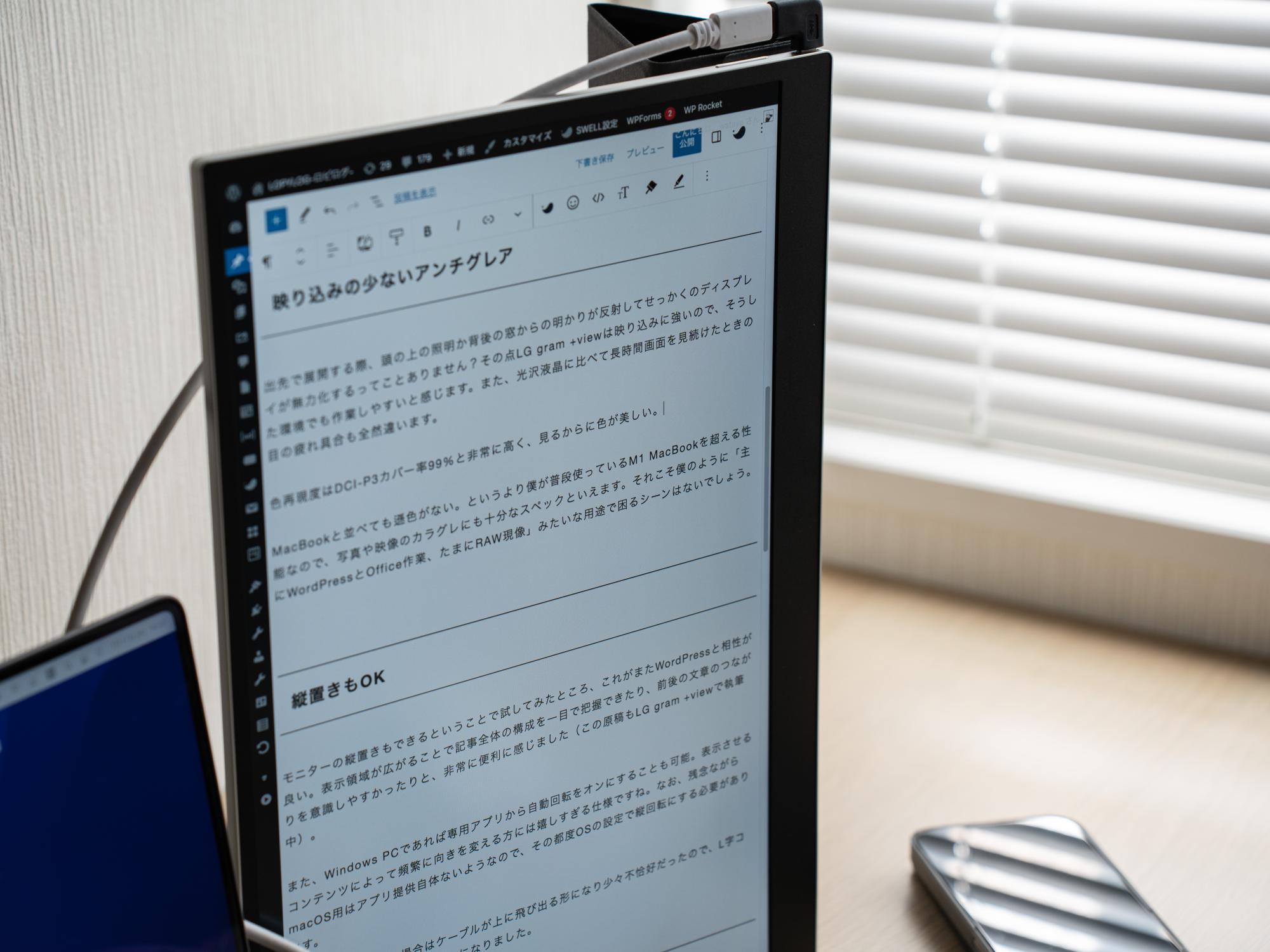 外部モニターは「LG gram +view」で十分?大画面16:10比率が至高 外部モニターは「LG gram +view」で十分?大画面16:10比率が至高