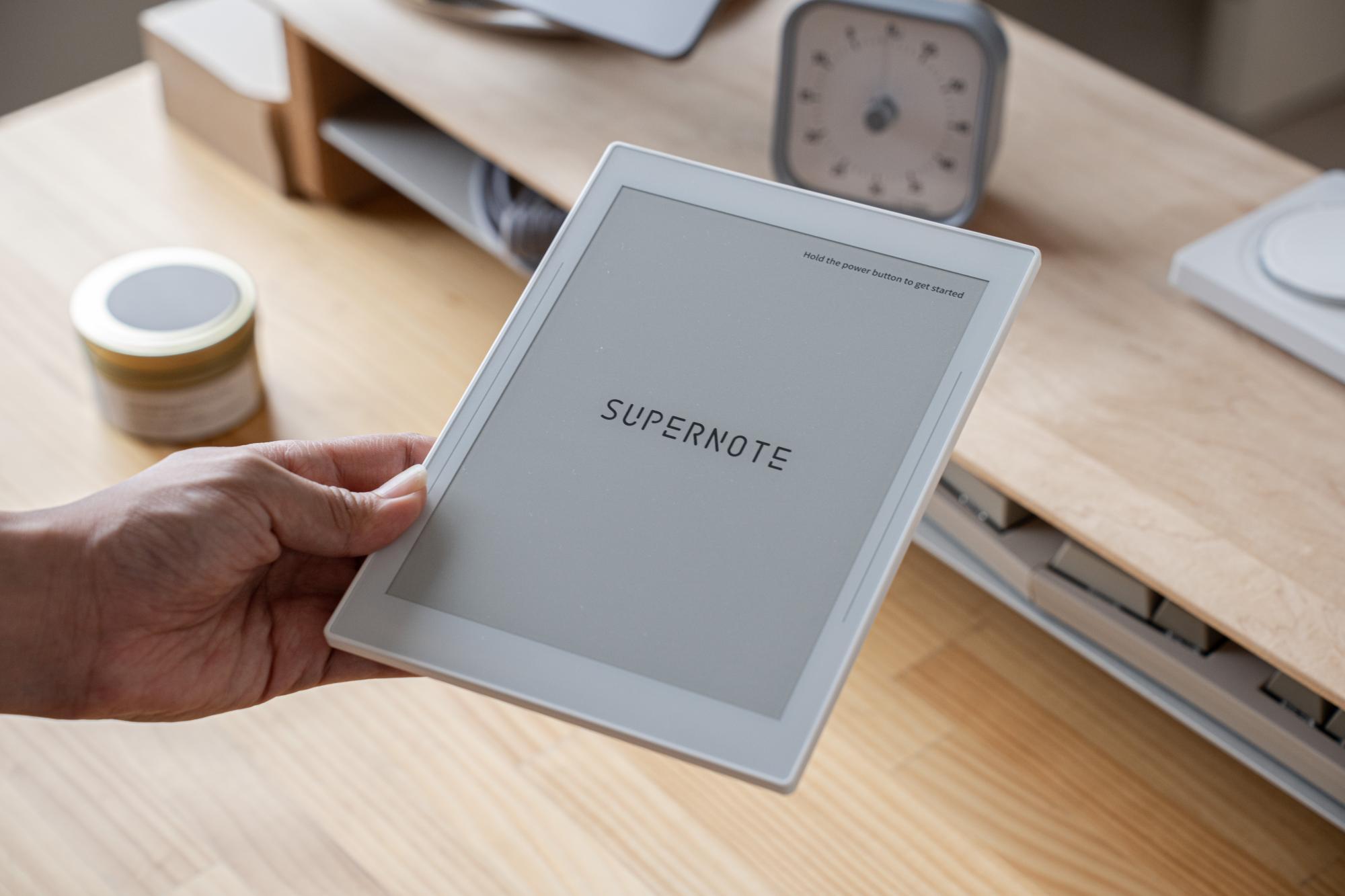 極上の「手書き感」。ノート特化タブレットの決定版「Supernote 極上の「手書き感」。ノート特化タブレットの決定版「Supernote