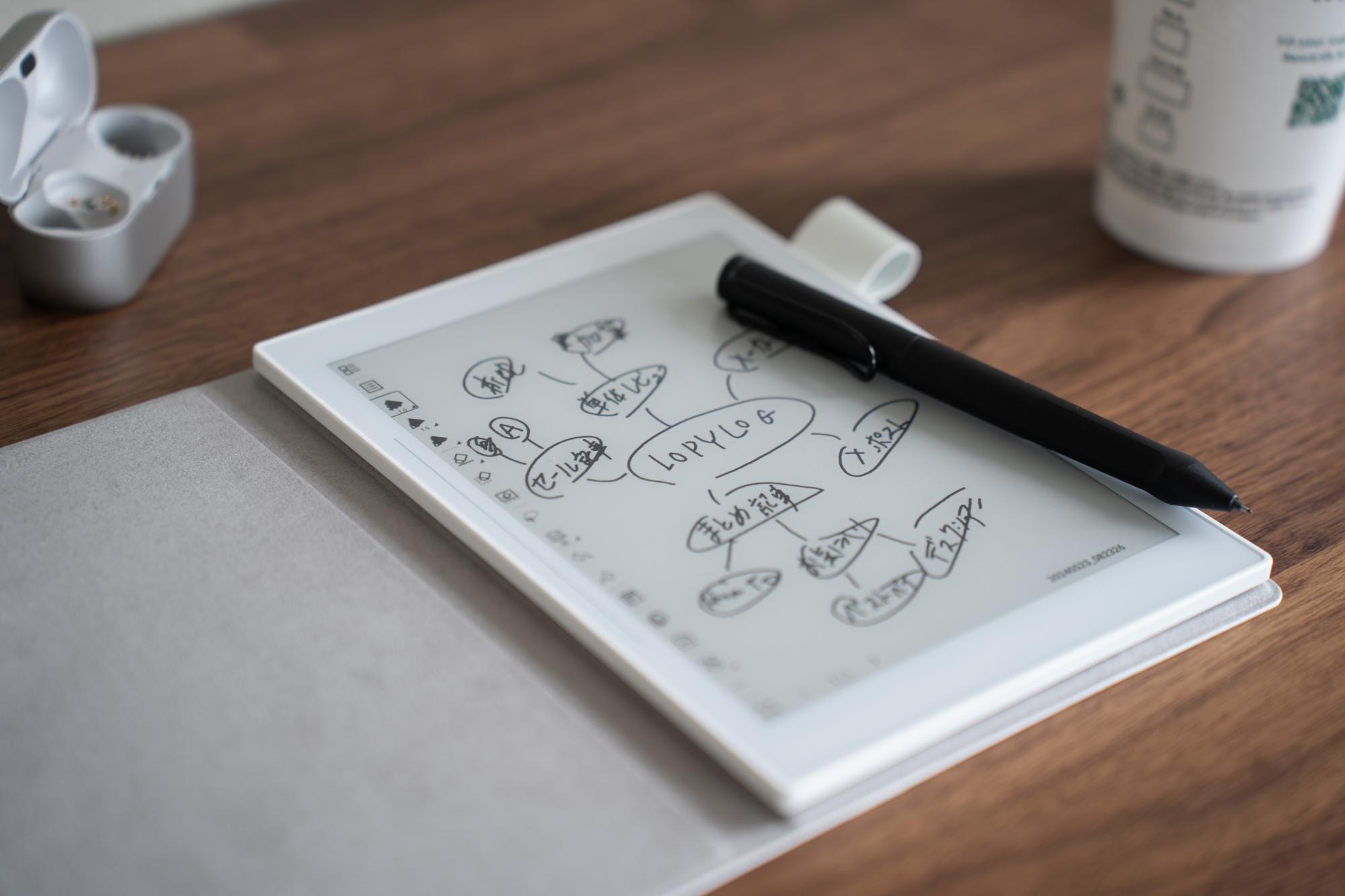 極上の「手書き感」。ノート特化タブレットの決定版「Supernote 極上の「手書き感」。ノート特化タブレットの決定版「Supernote