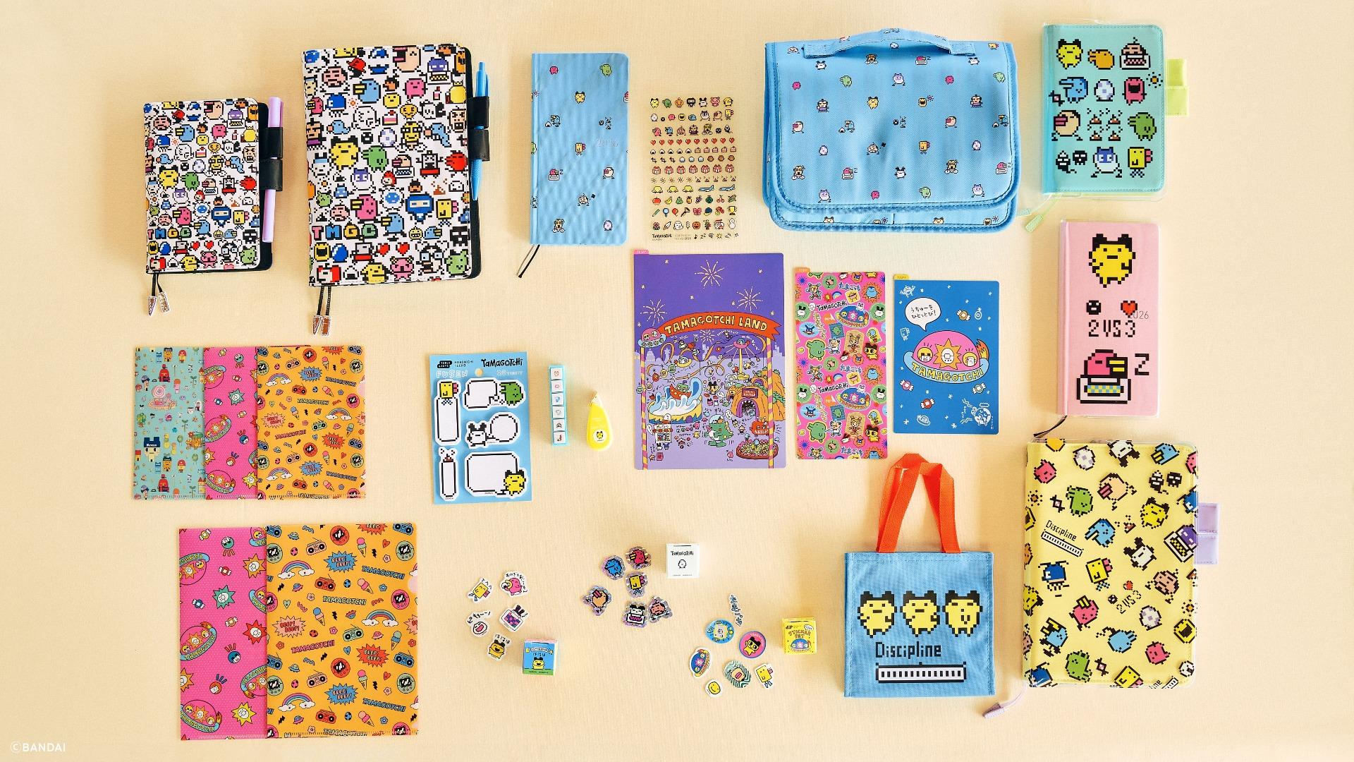 手帳2026】ほぼ日手帳にたまごっちが登場！手帳バッグやデコ