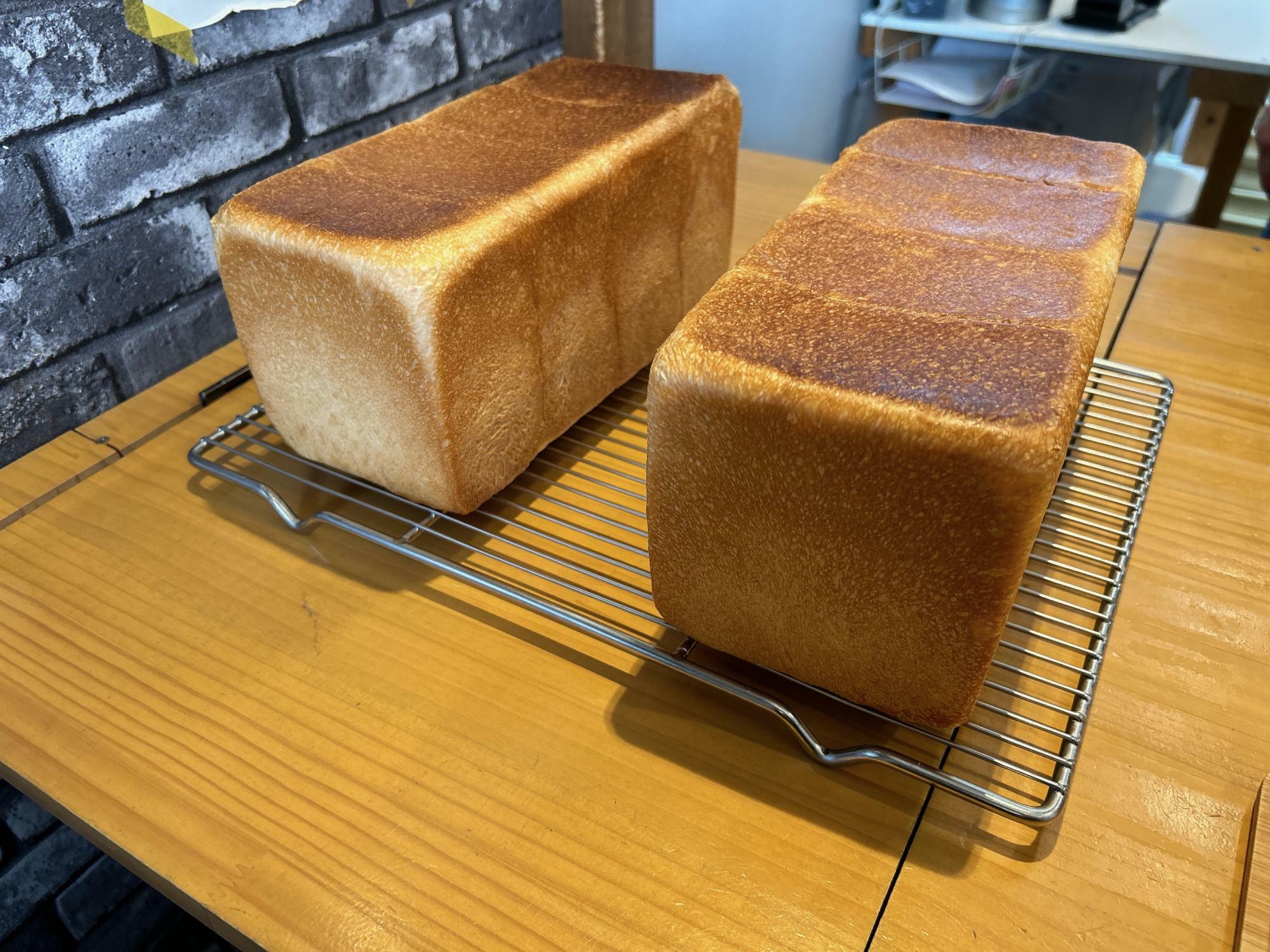 焼き立ての食パン