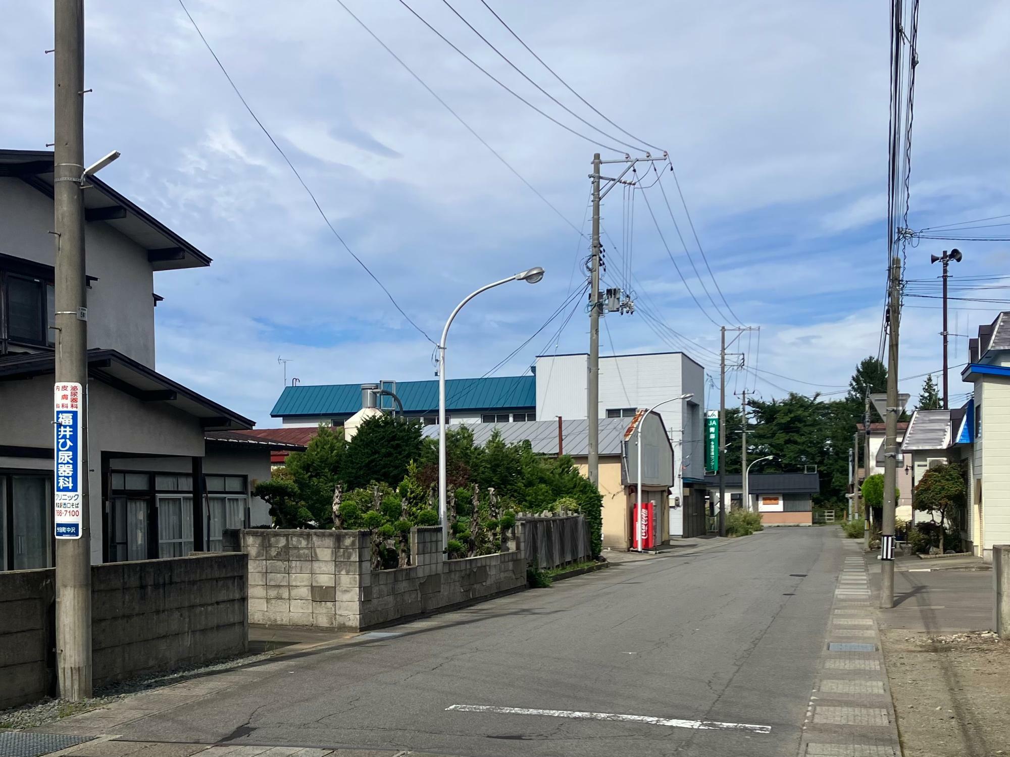 今別駅前の様子（筆者撮影）