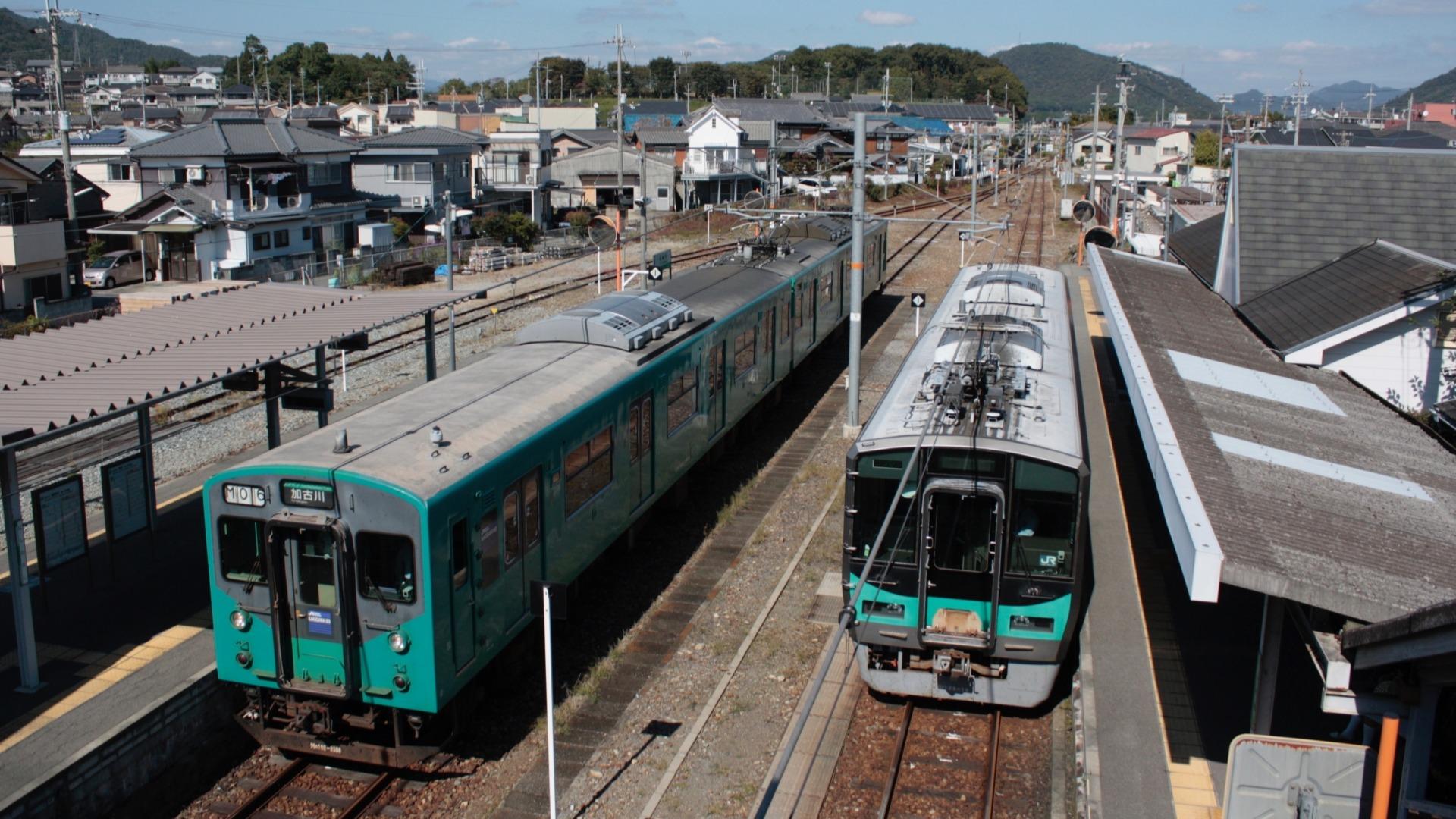 値引き‼️鉄道☆レア☆線路閉鎖☆粟生、社町 震災支えた