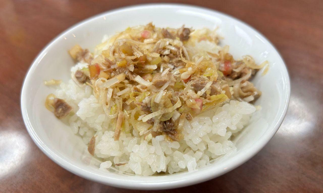 ネギチャーシュー丼ミニ　ランチ価格250円