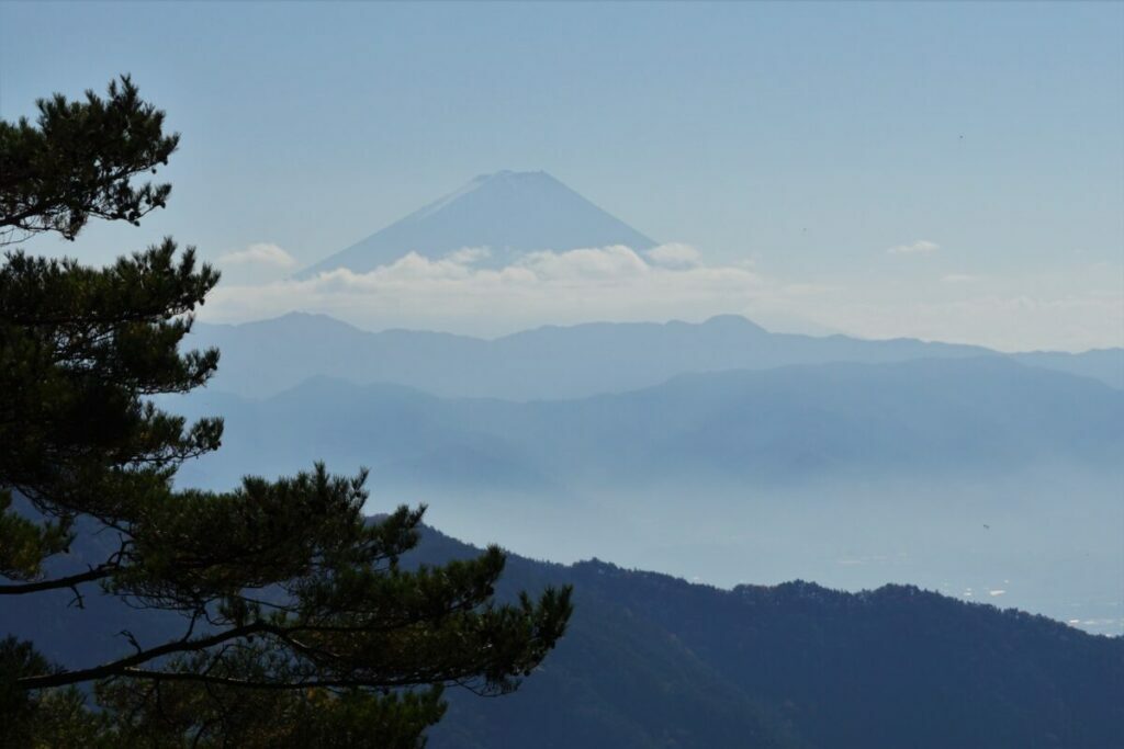 ロープウエイ山頂（富士山が見えます）