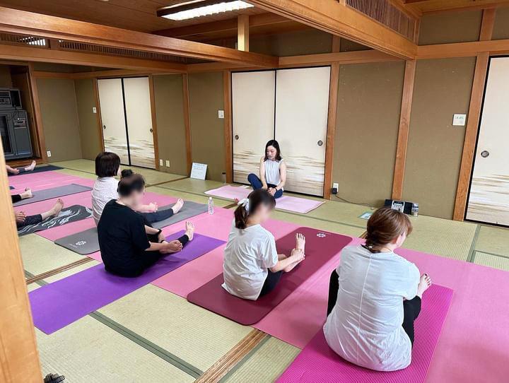 過去のレッスンでの様子（提供：me time～カラダと向き合う空間～）