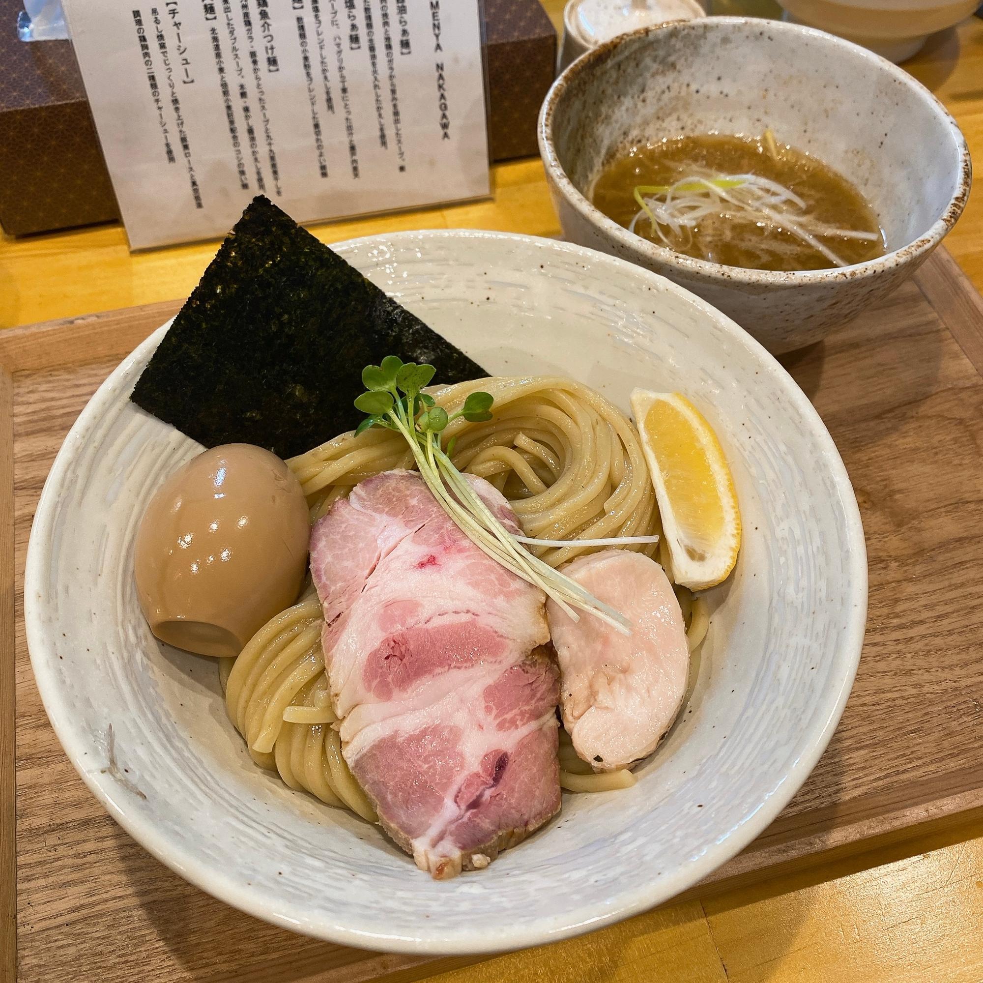 味玉鶏魚介つけ麺(¥1,130)