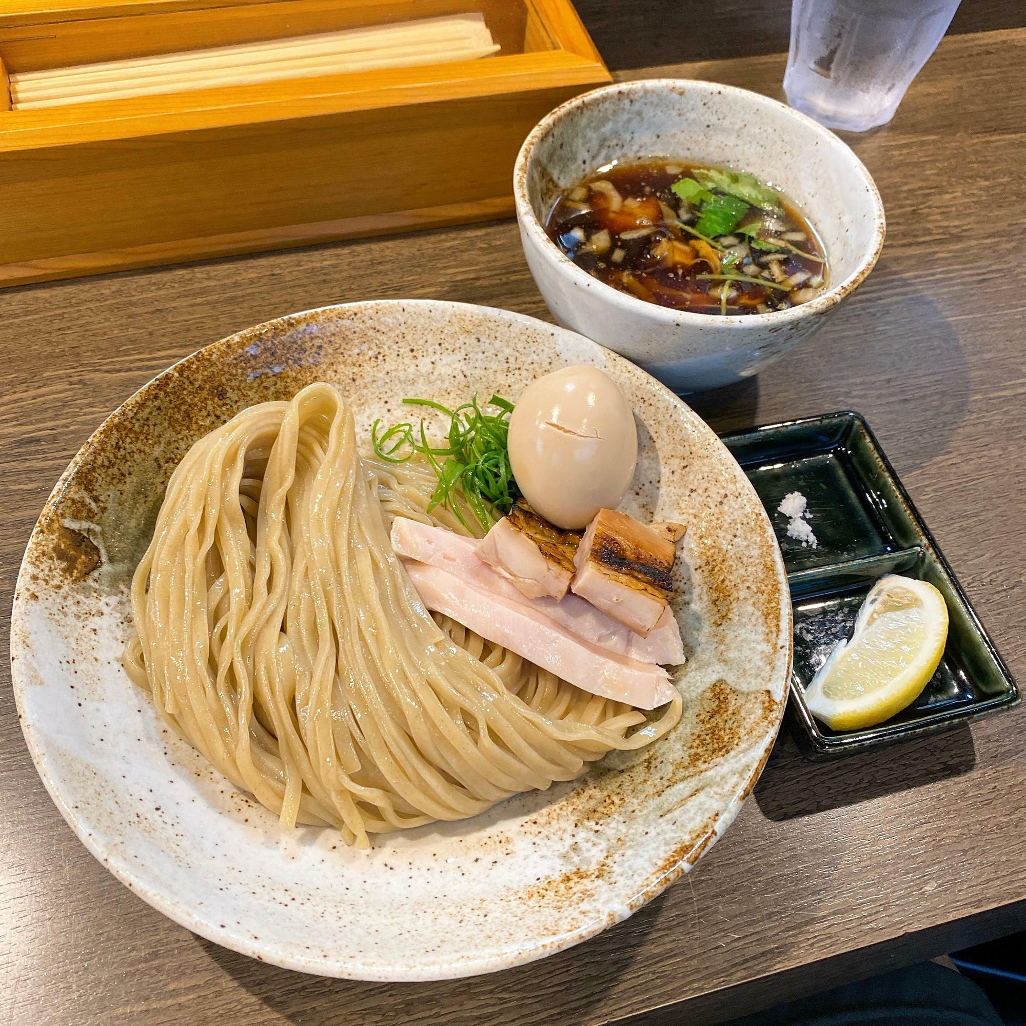 特製地鶏清湯つけそば、醤油(¥1,100)