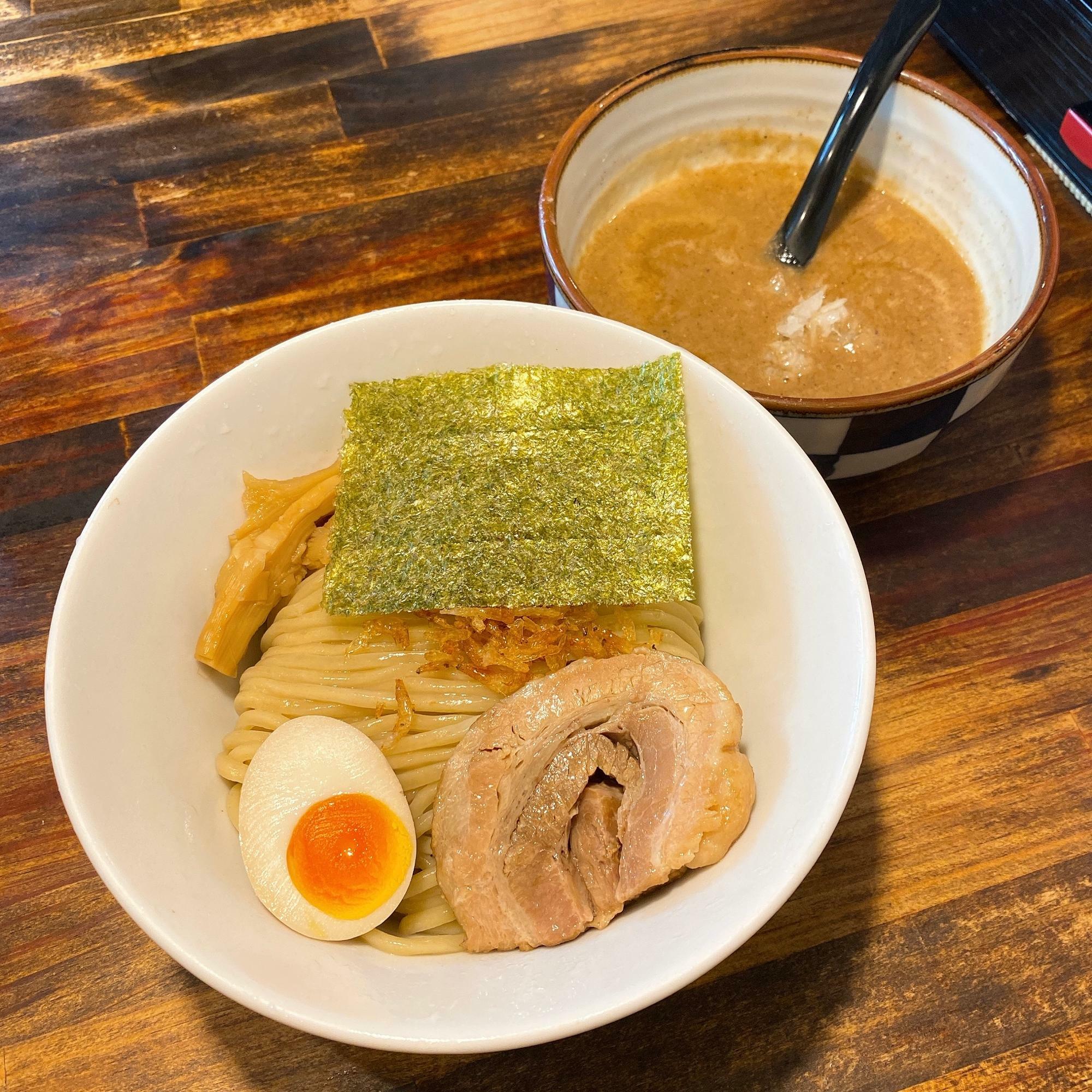濃魚つけ麺（醤油）、中盛り(¥850)