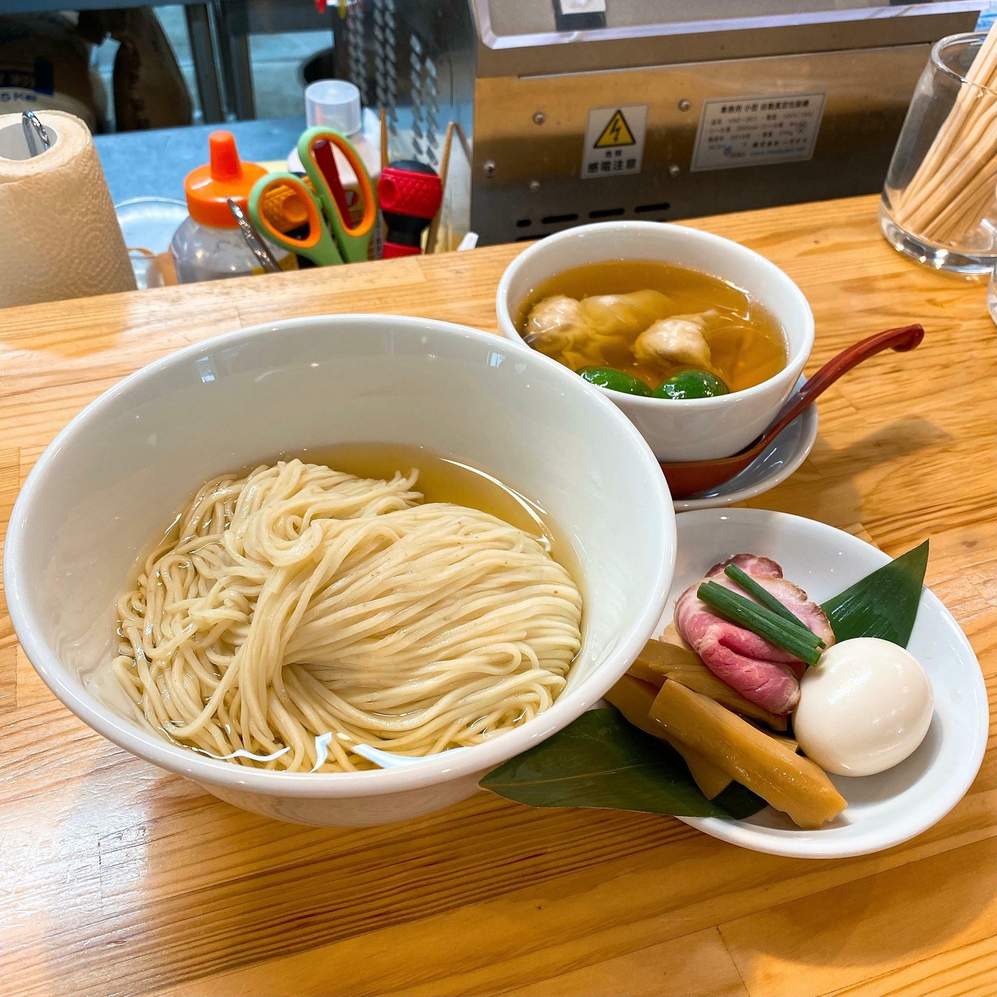 濃厚清湯 白醤油つけ麺(¥1,100)