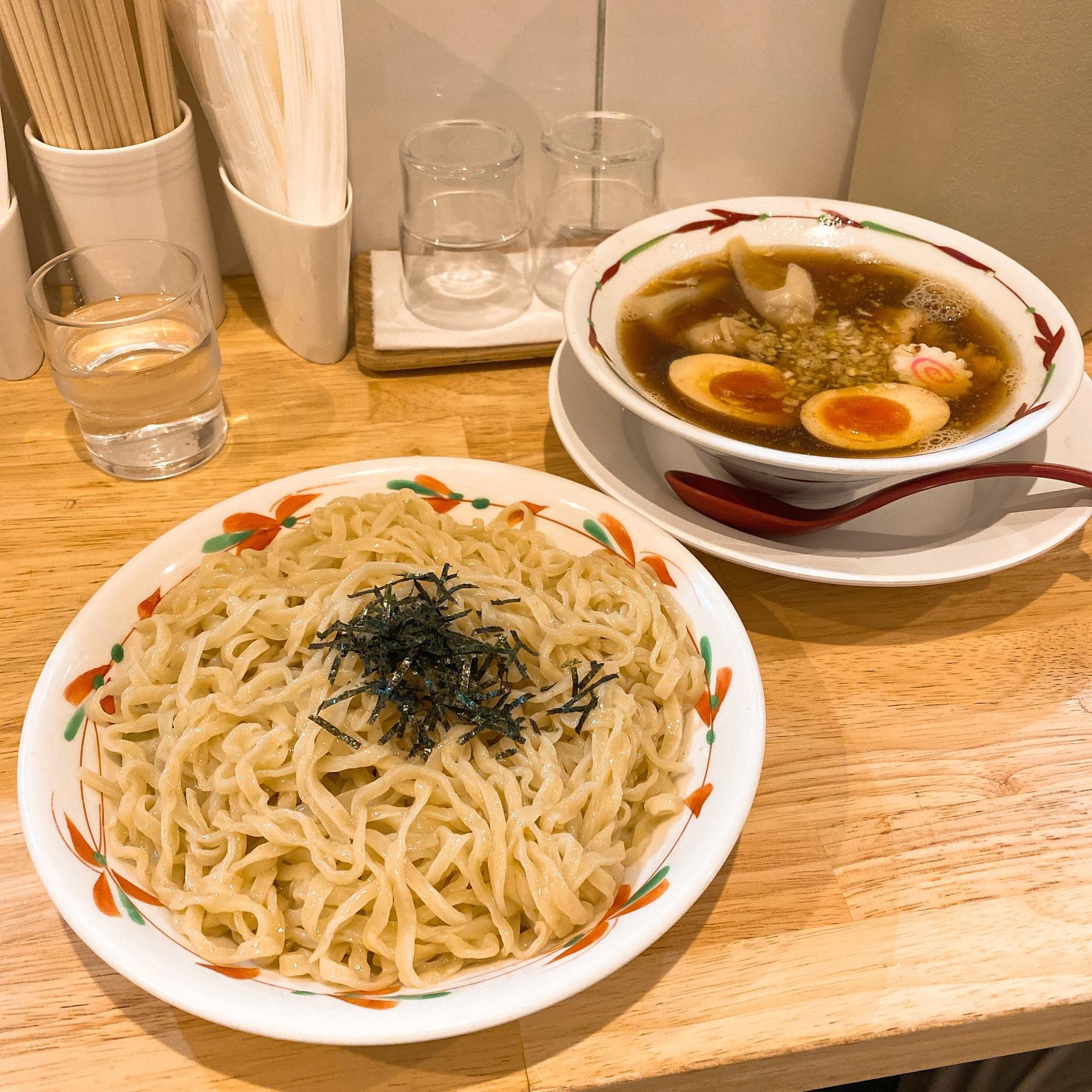 特製醤油つけ麺、太麺