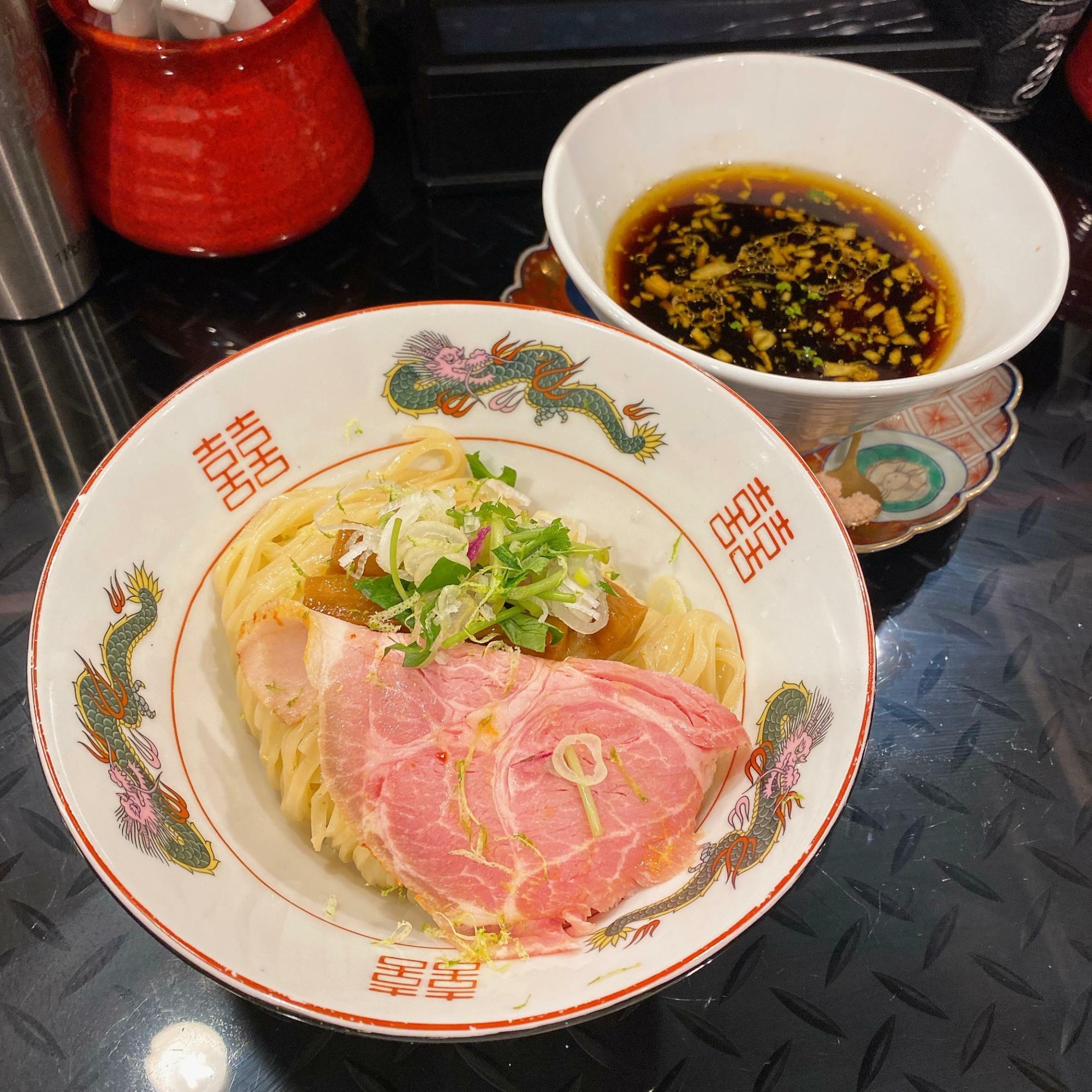 醤油noodle、つけ麺変更