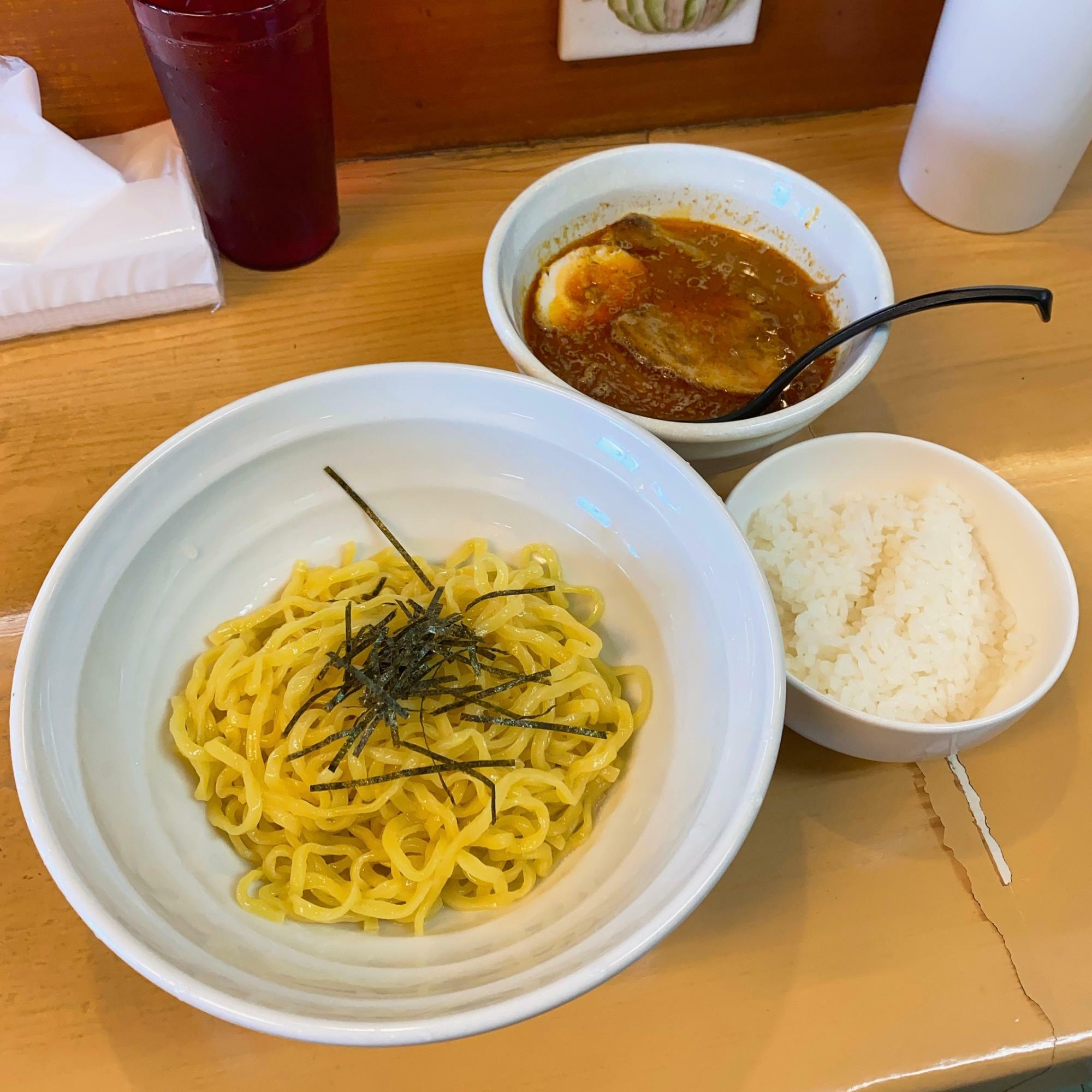 Wスープのカレーつけ麺