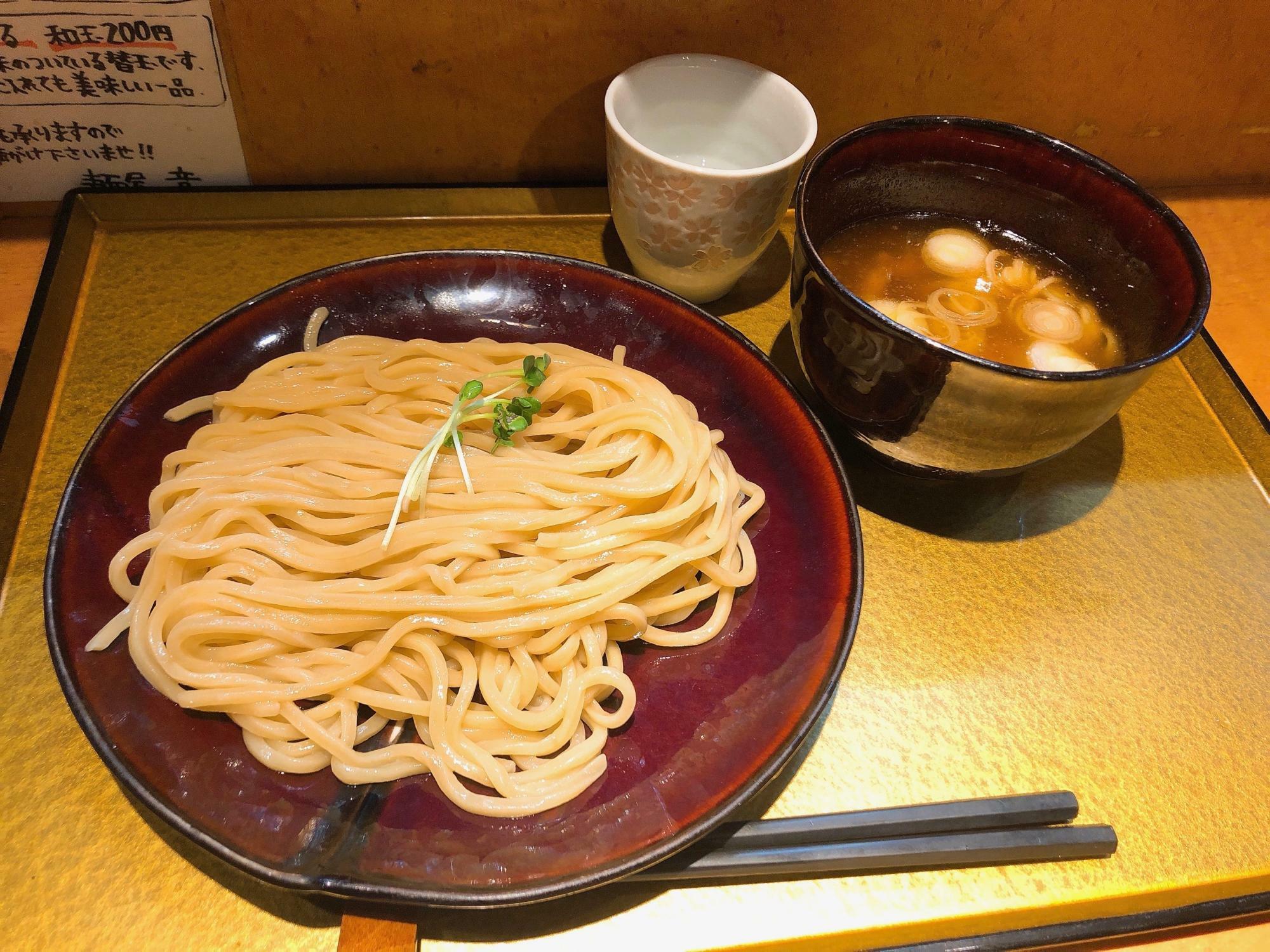 濃厚つけ麺、並盛り