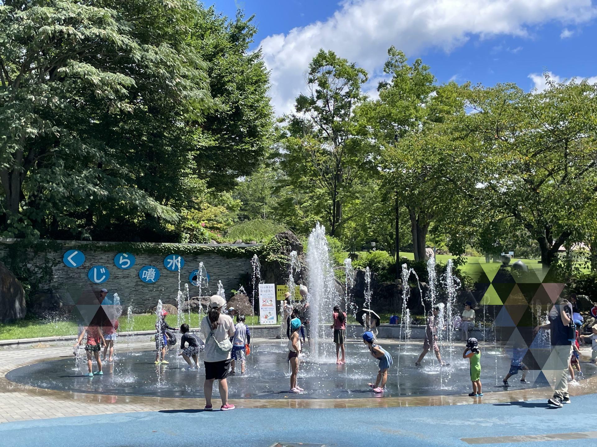 東御中央公園の「くじら噴水」