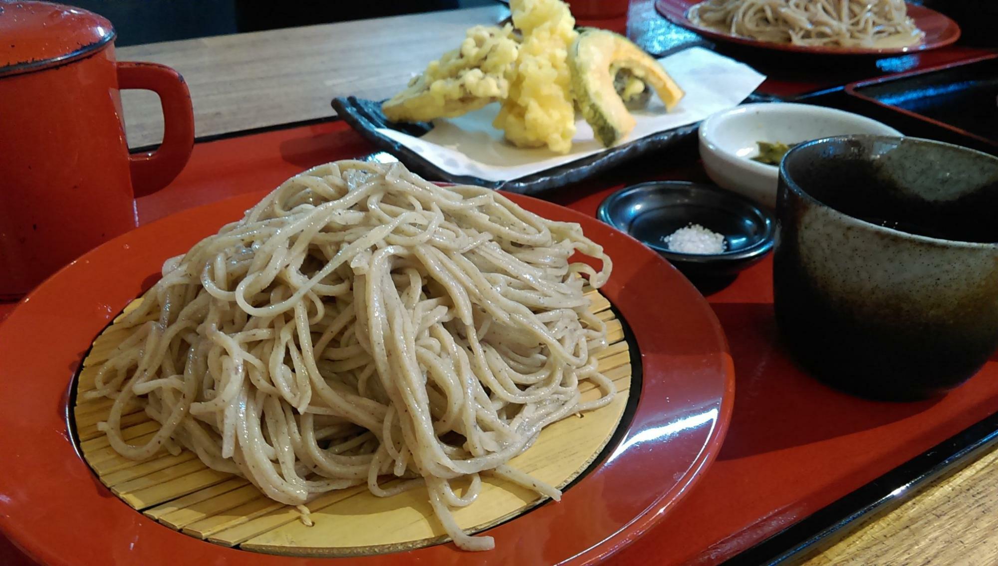 道の駅あおき「こまゆみ」の蕎麦