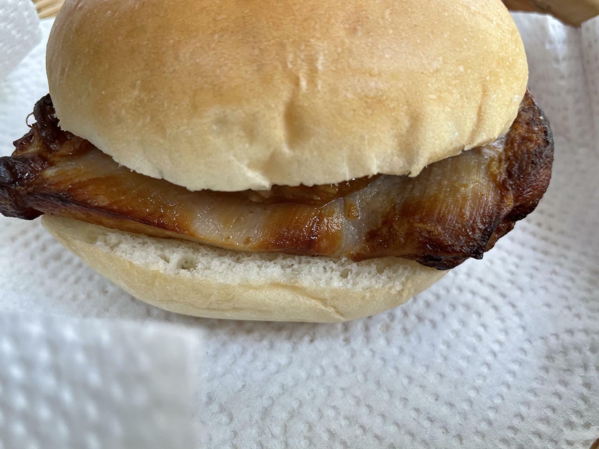 「上田名物 美味だれチキンバーガー」