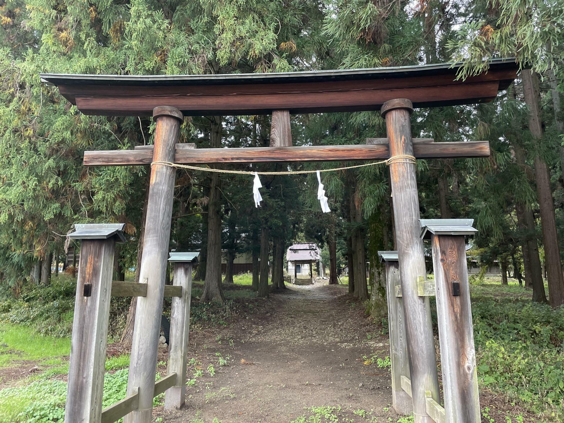 安曽神社の鳥居