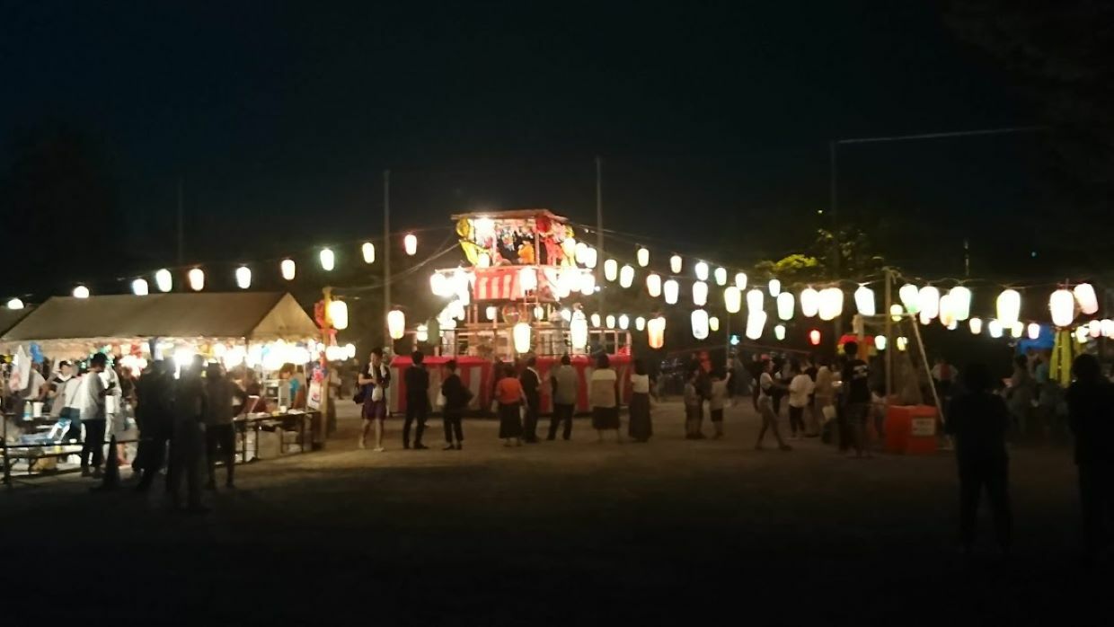 2019年8月開催時の「須賀町町内会納涼盆踊り大会」