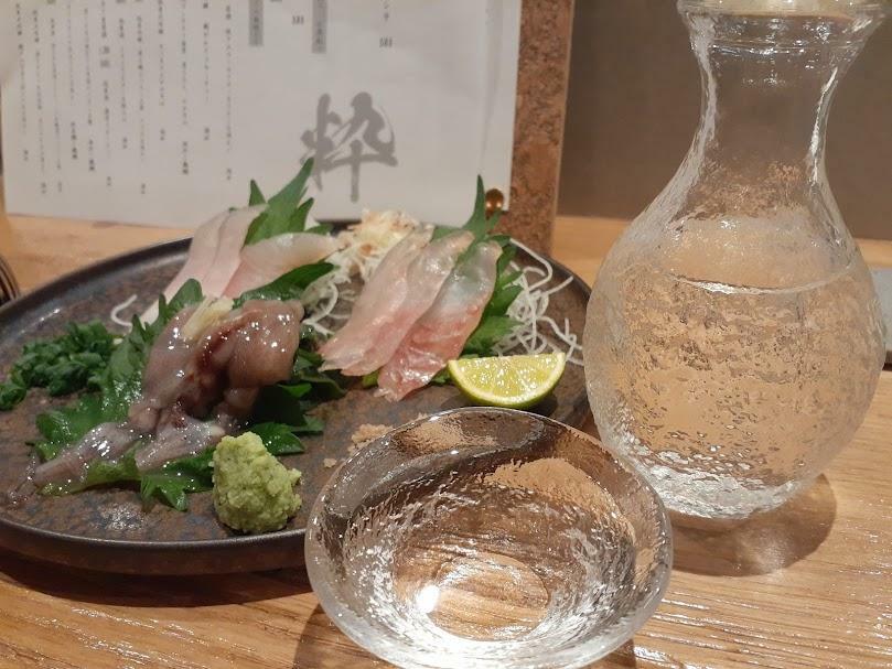 新鮮な魚と美味しい日本酒