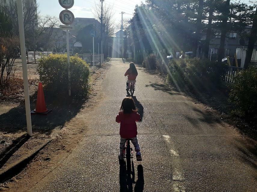 蕨市の子どもたちにとって、「大荒田交通公園」は自転車の練習をする定番の公園