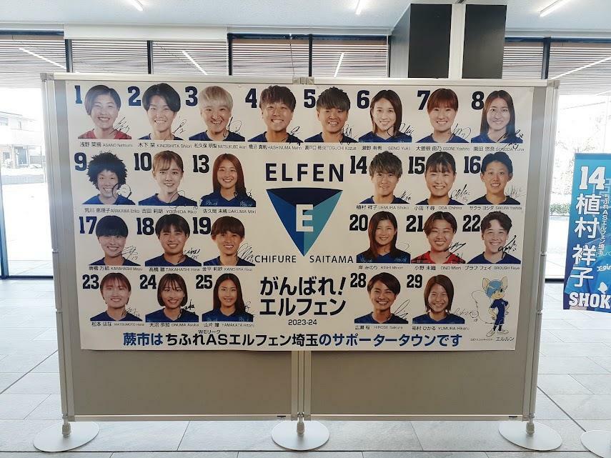 「ちふれASエルフェン埼玉」のシンボルカラーは「ELFEN BLUE」
