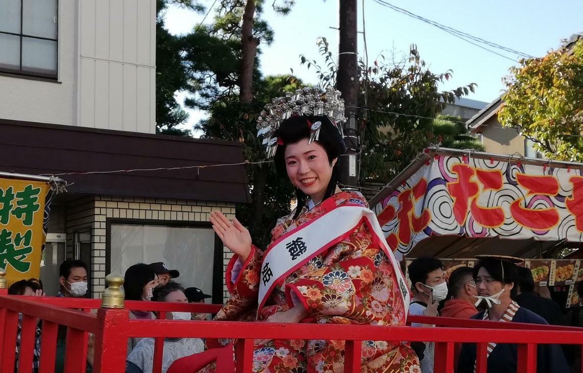 須川澪那さん（画像提供：宿場まつり実行委員会）