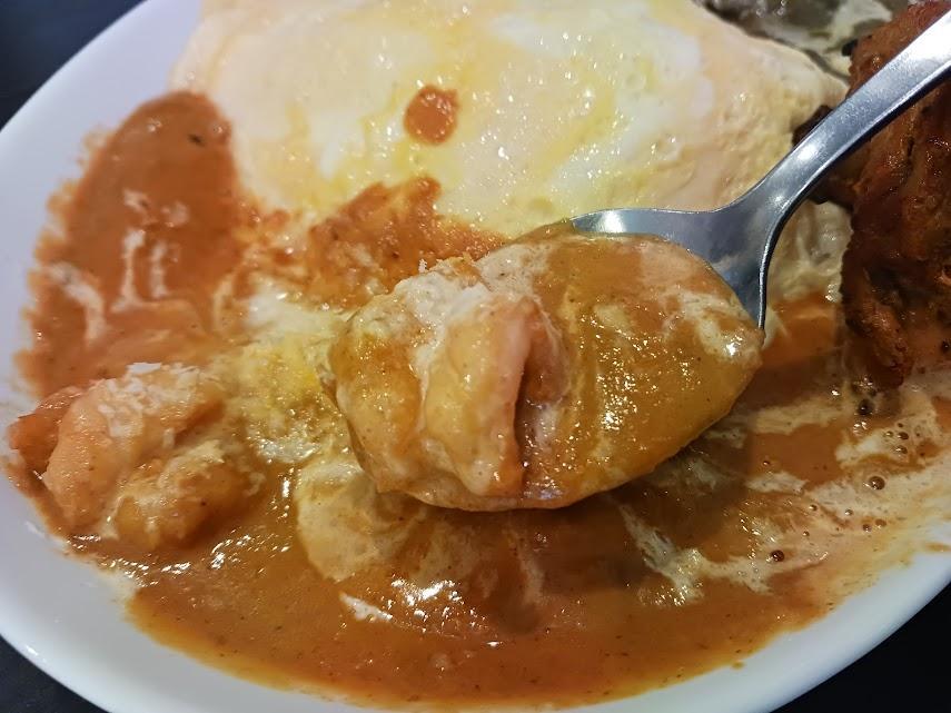 マイルドな「小海老カレー」