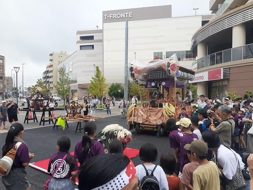 夏祭りで一般公開される「沖内囃子」（2024年7月）