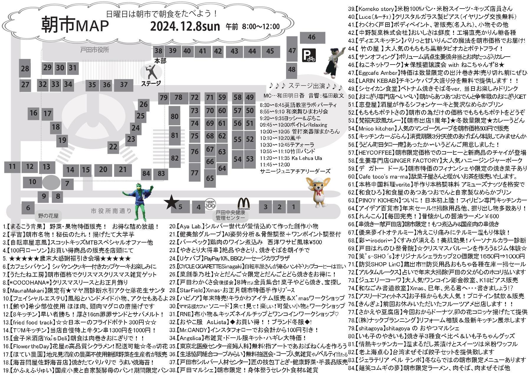 画像提供：戸田朝市実行委員会