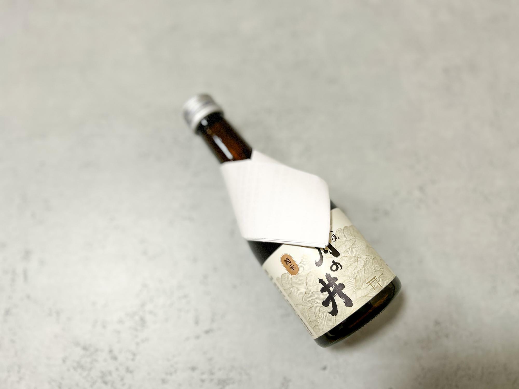 大洗 月の井　純米酒（300ml、税込605円）