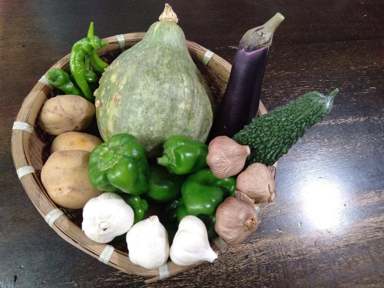 「まりや農園」の野菜たち