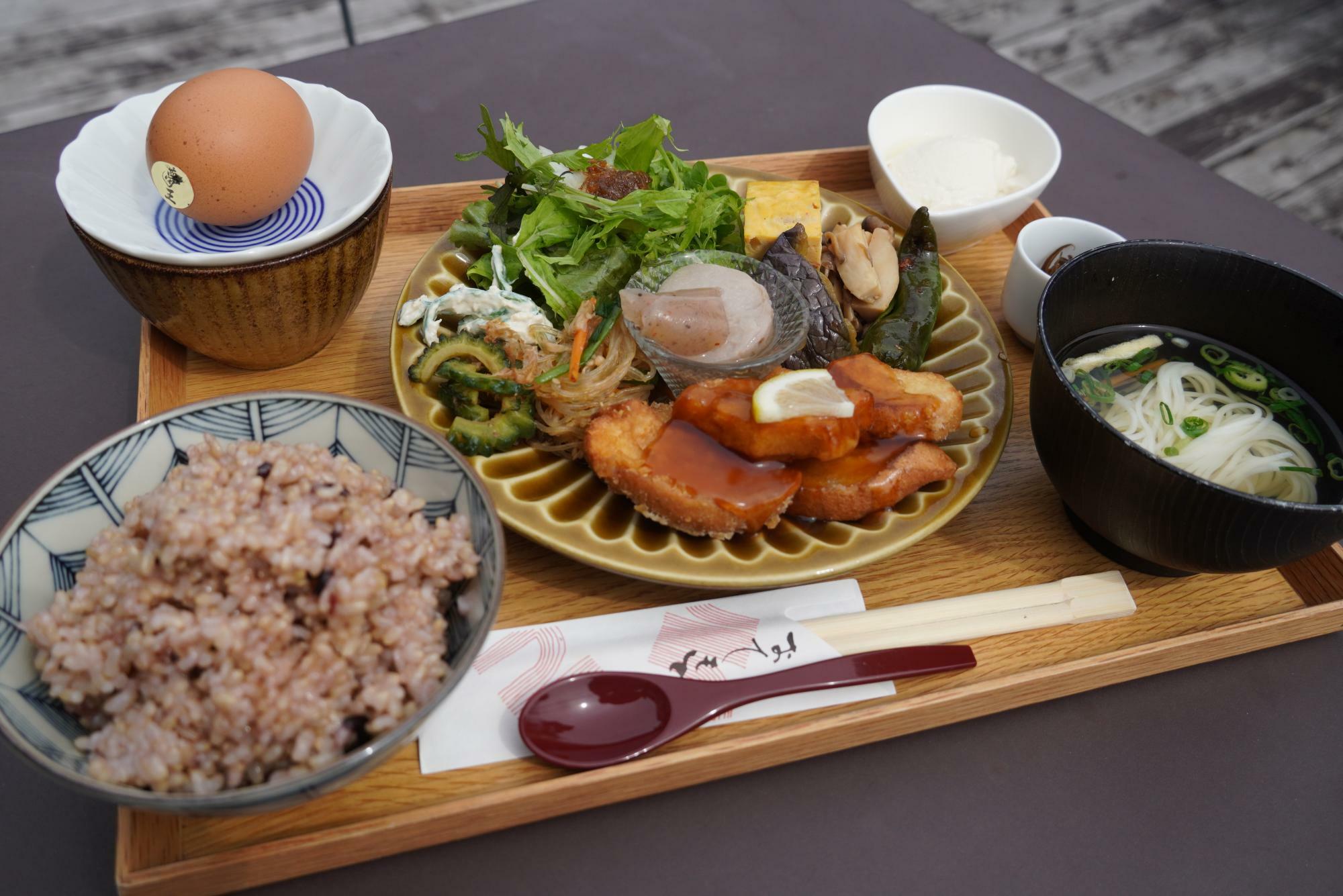 「地産地消たつの発酵ランチ」1,815円＋夢王100円