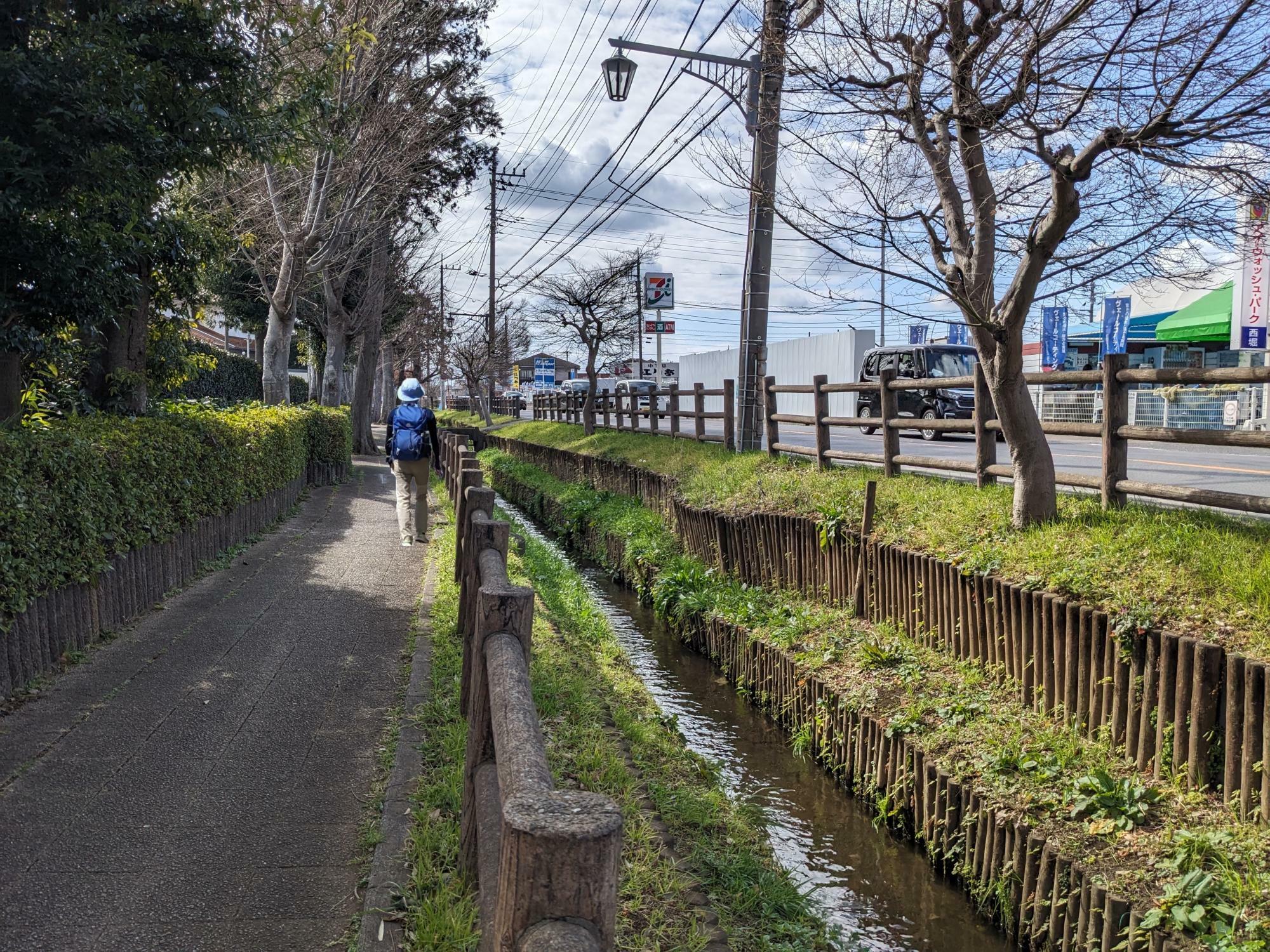 野火止用水（埼玉県新座市）