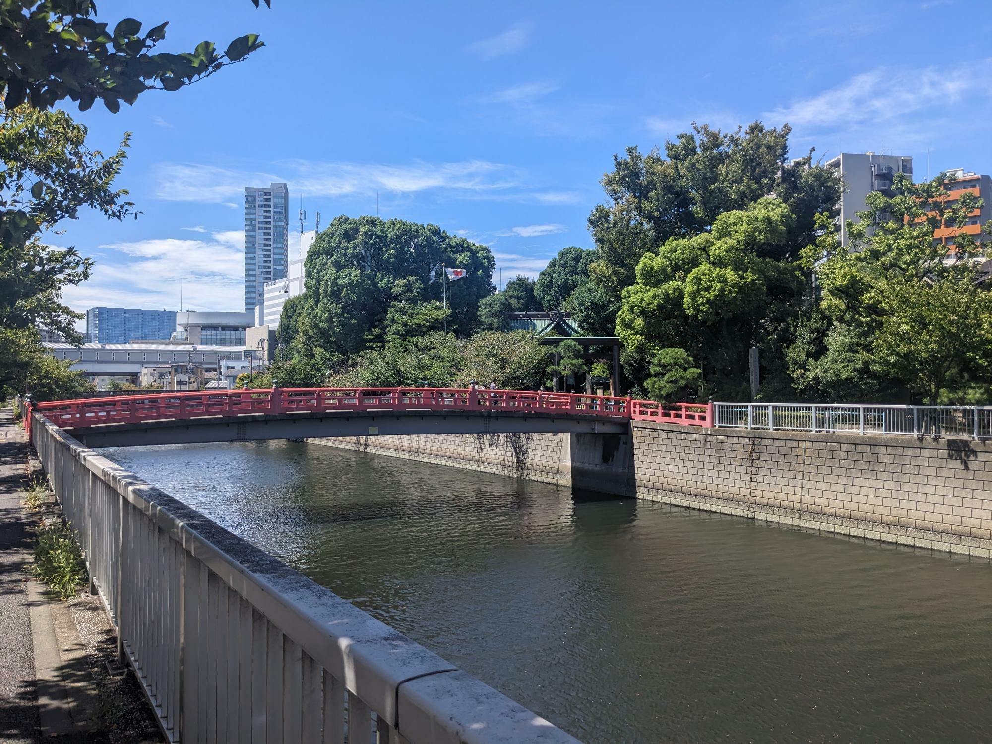 荏原神社　鎮守橋