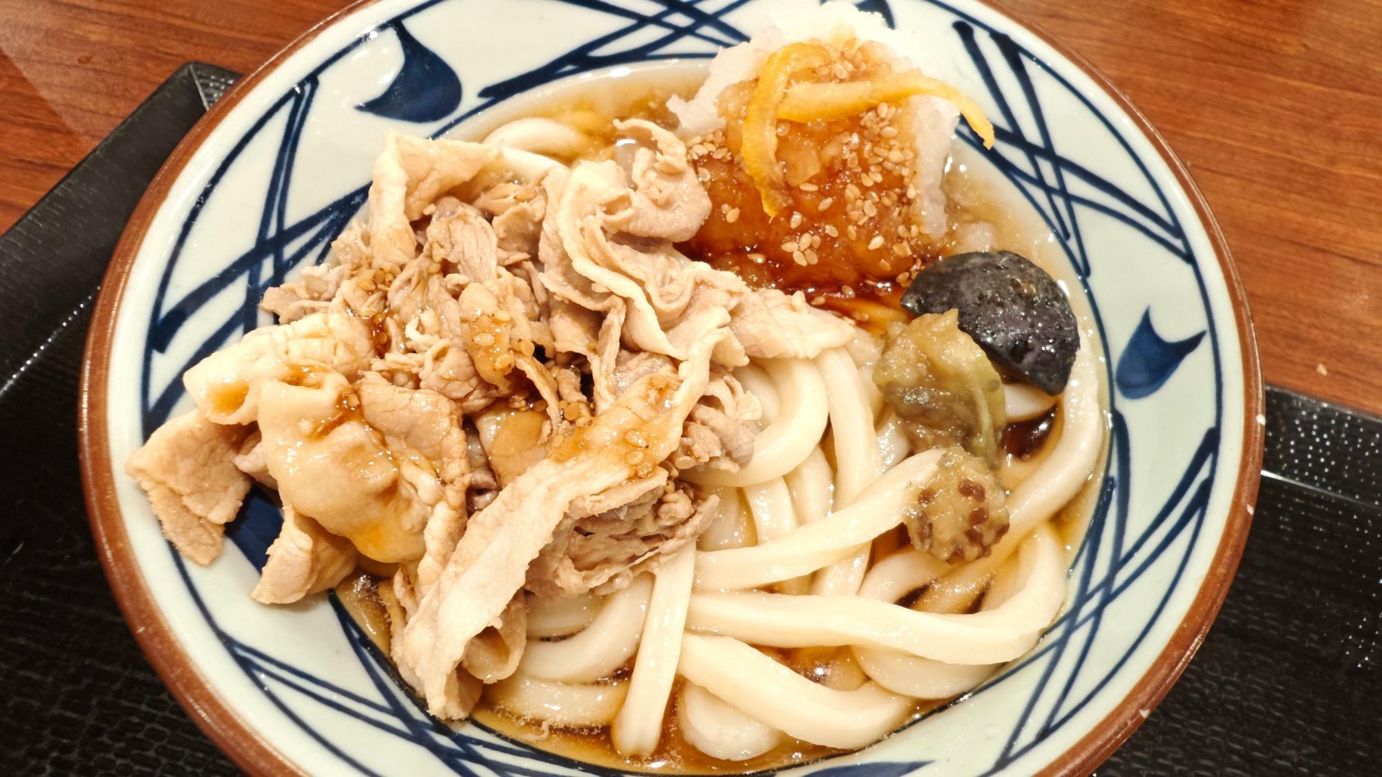 鬼おろし豚しゃぶぶっかけうどん　並790円