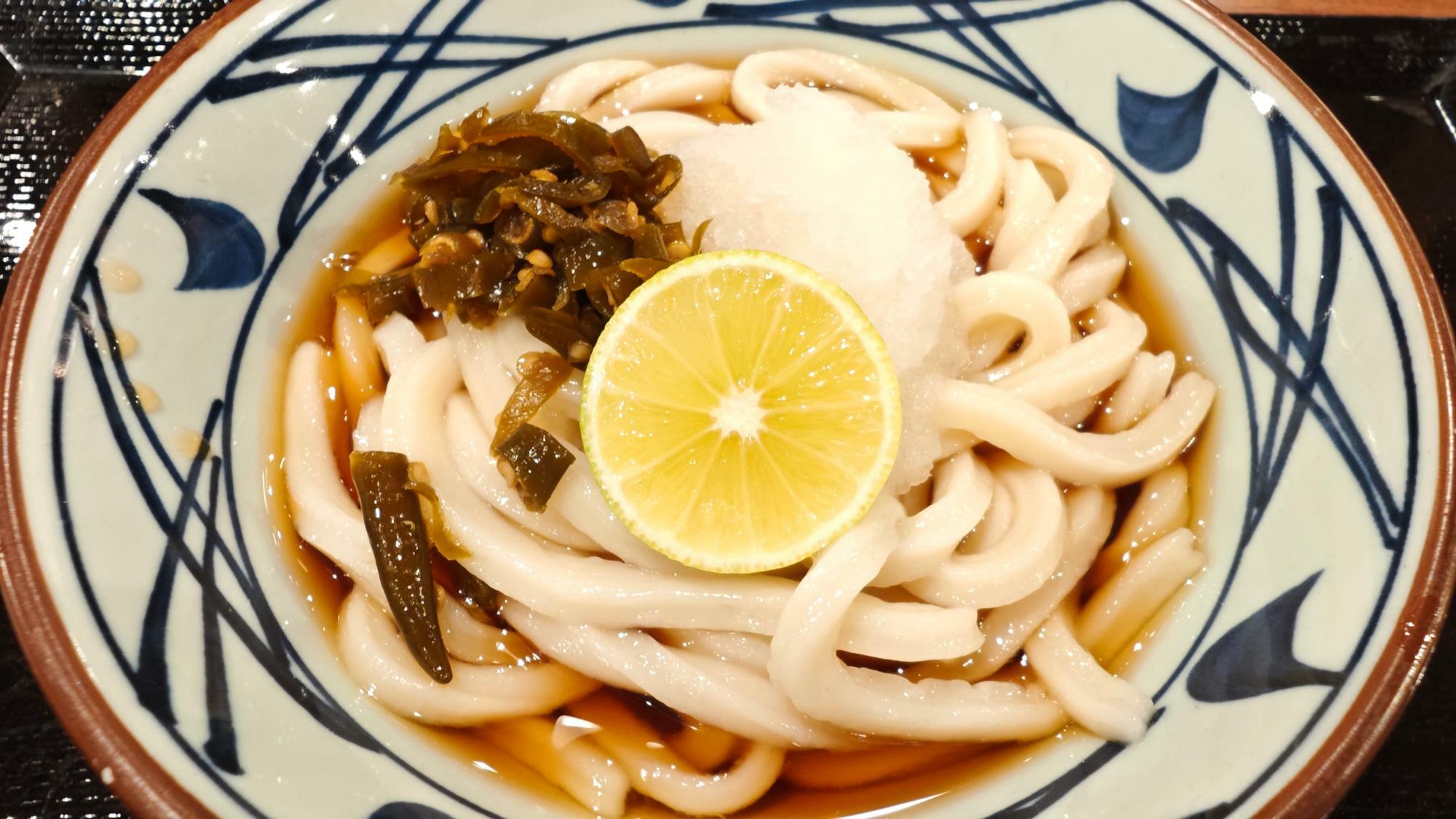 青唐おろしぶっかけうどん　並540円