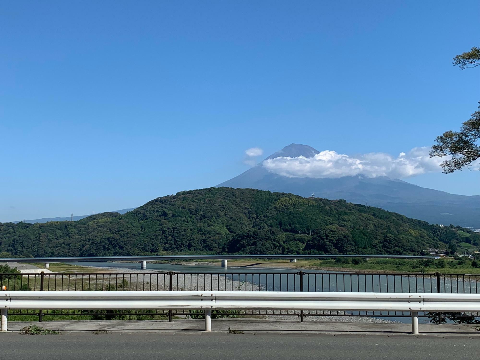 富士川楽座からの富士山