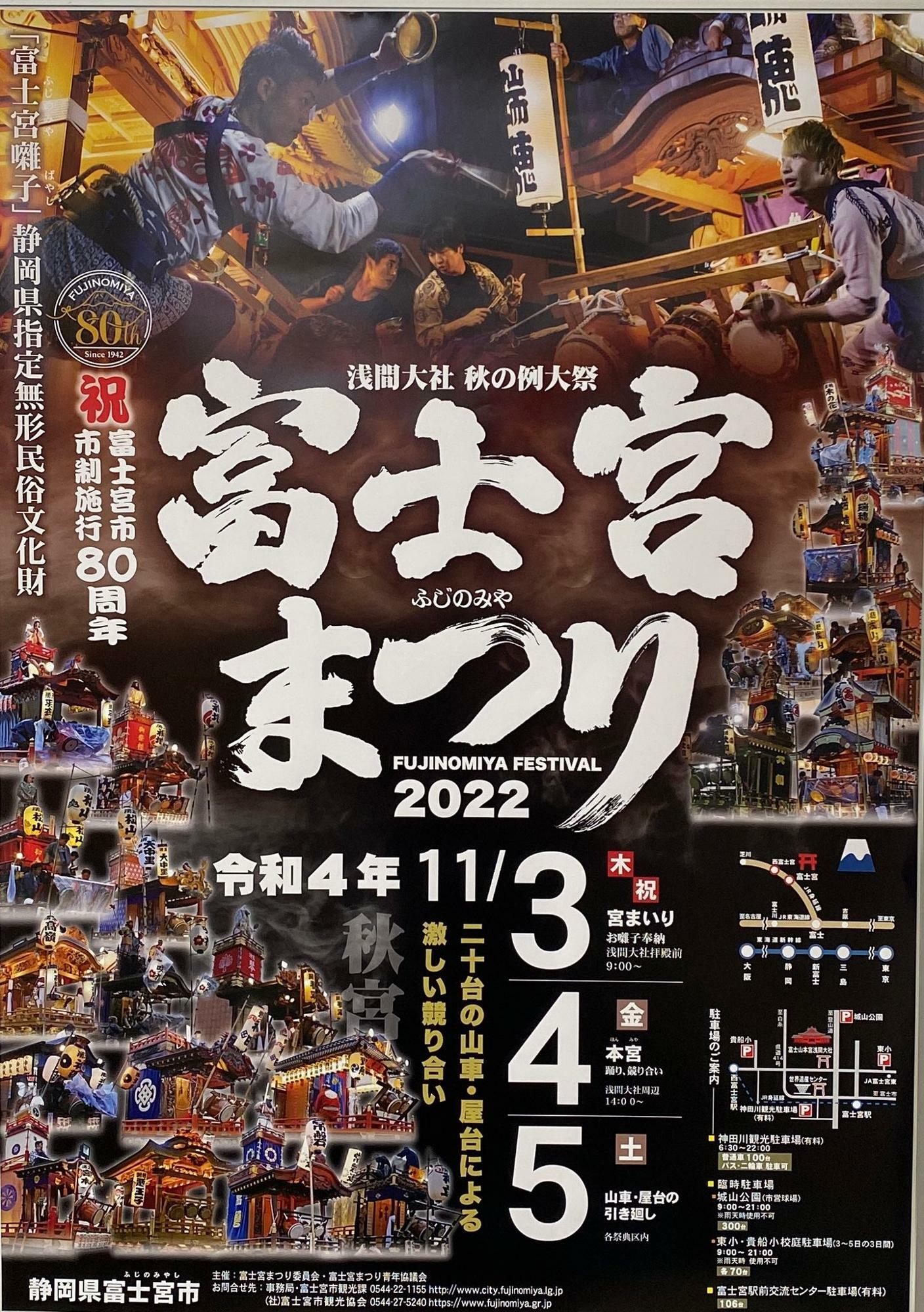 富士宮まつりポスター