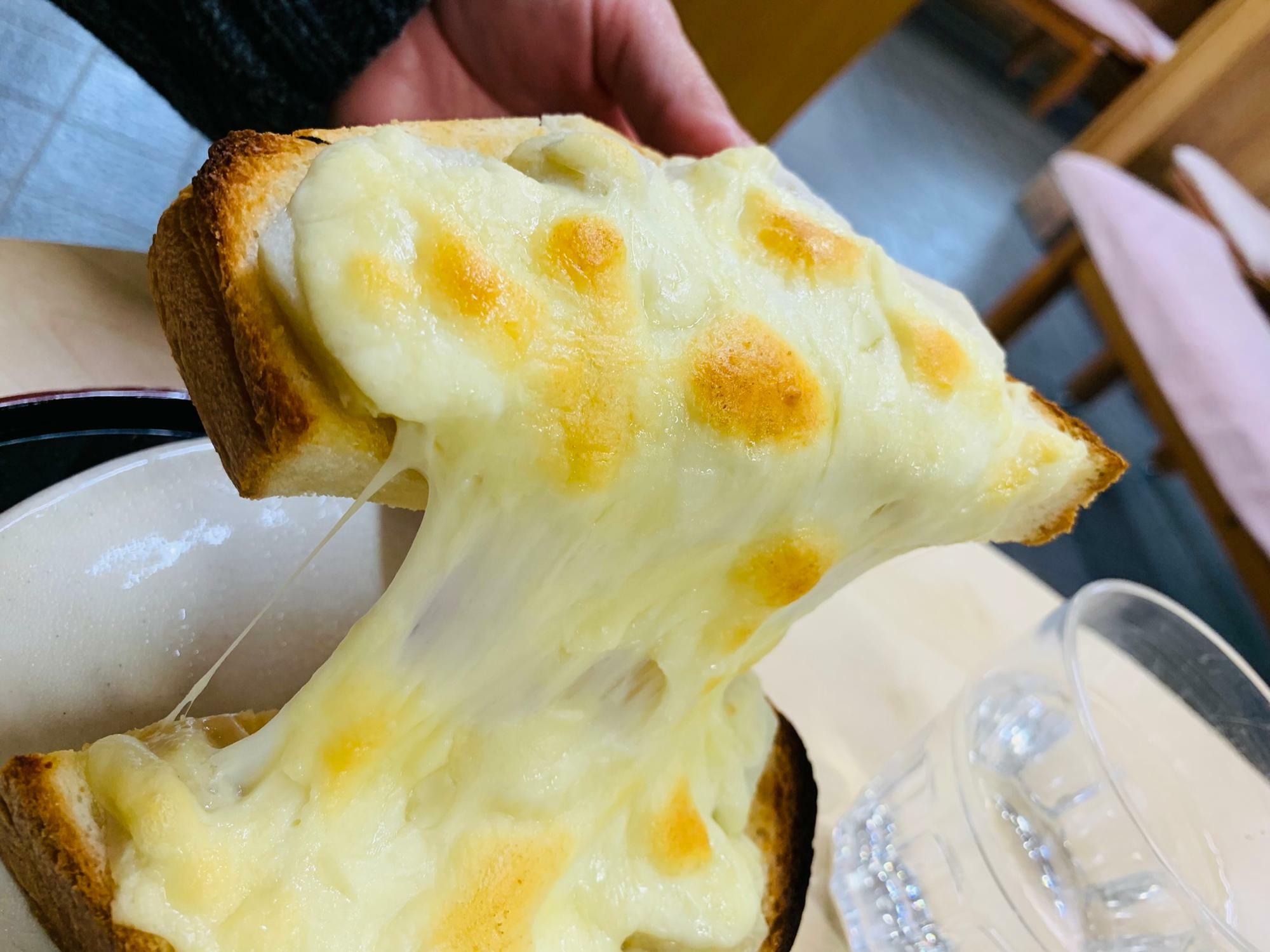 たっぷりのチーズ！