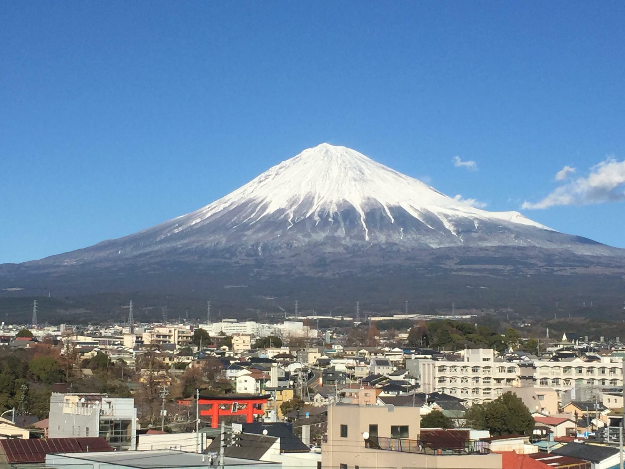 富士山世界遺産センター屋上から