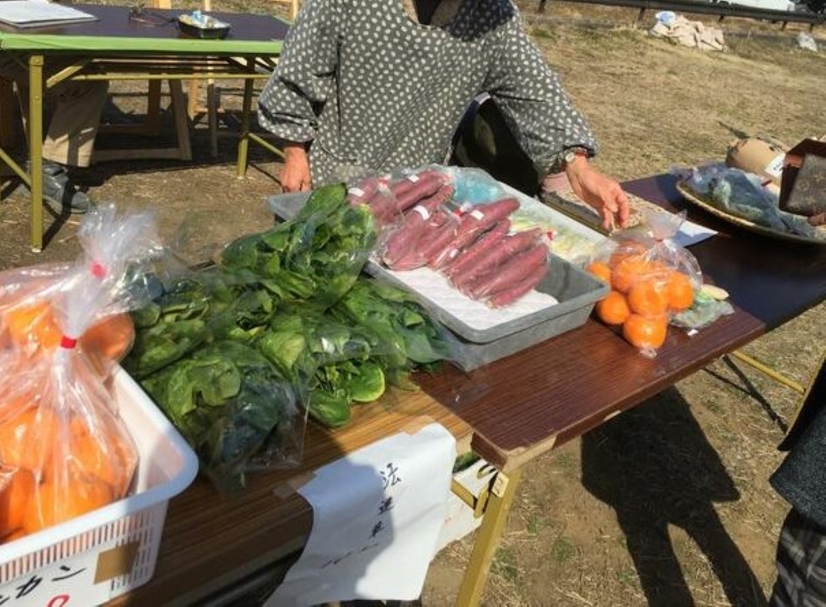 毎週土曜日には土曜市が開催されています！