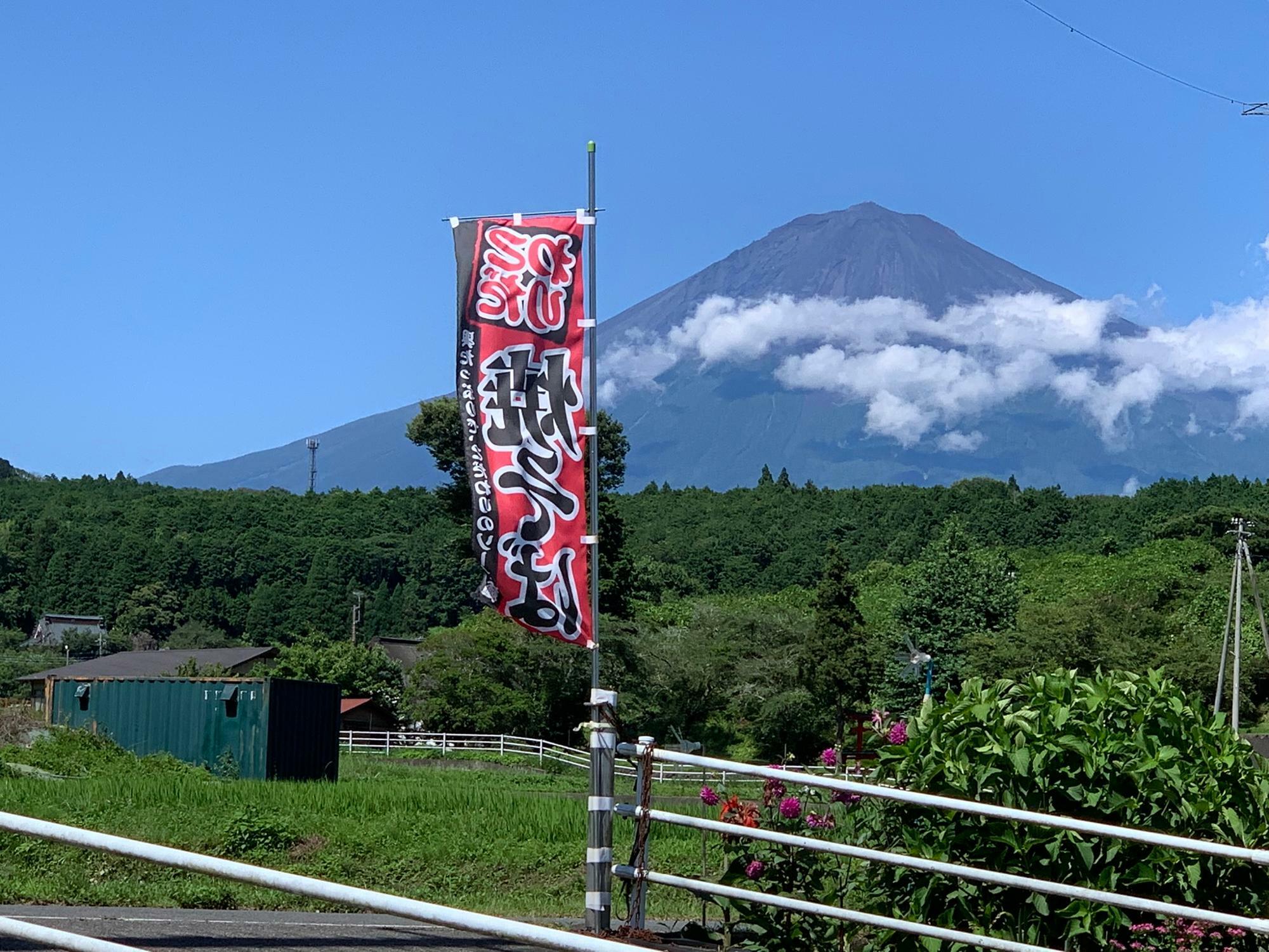 富士山がくっきり見えました！