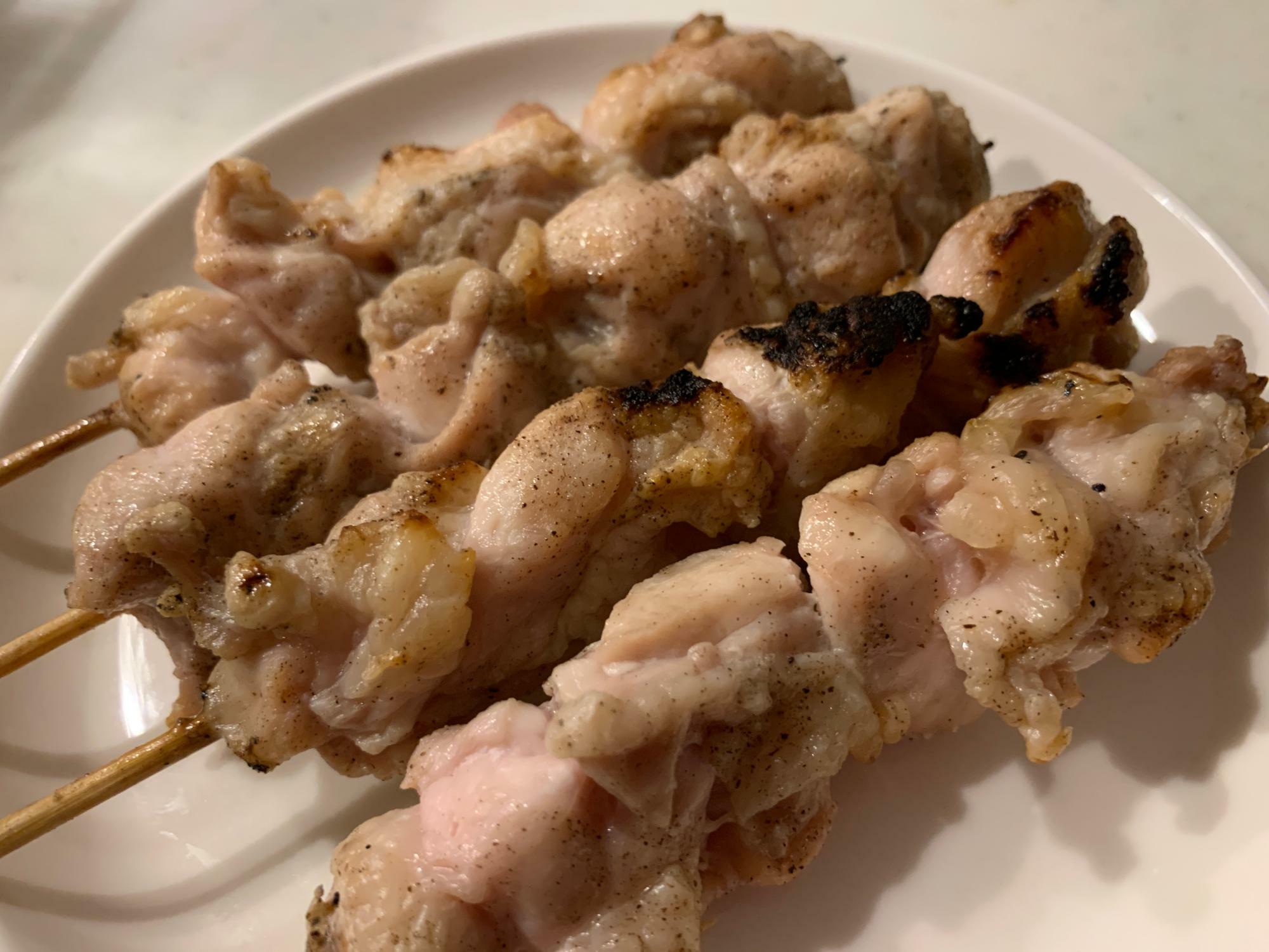 富士の鶏の肉串