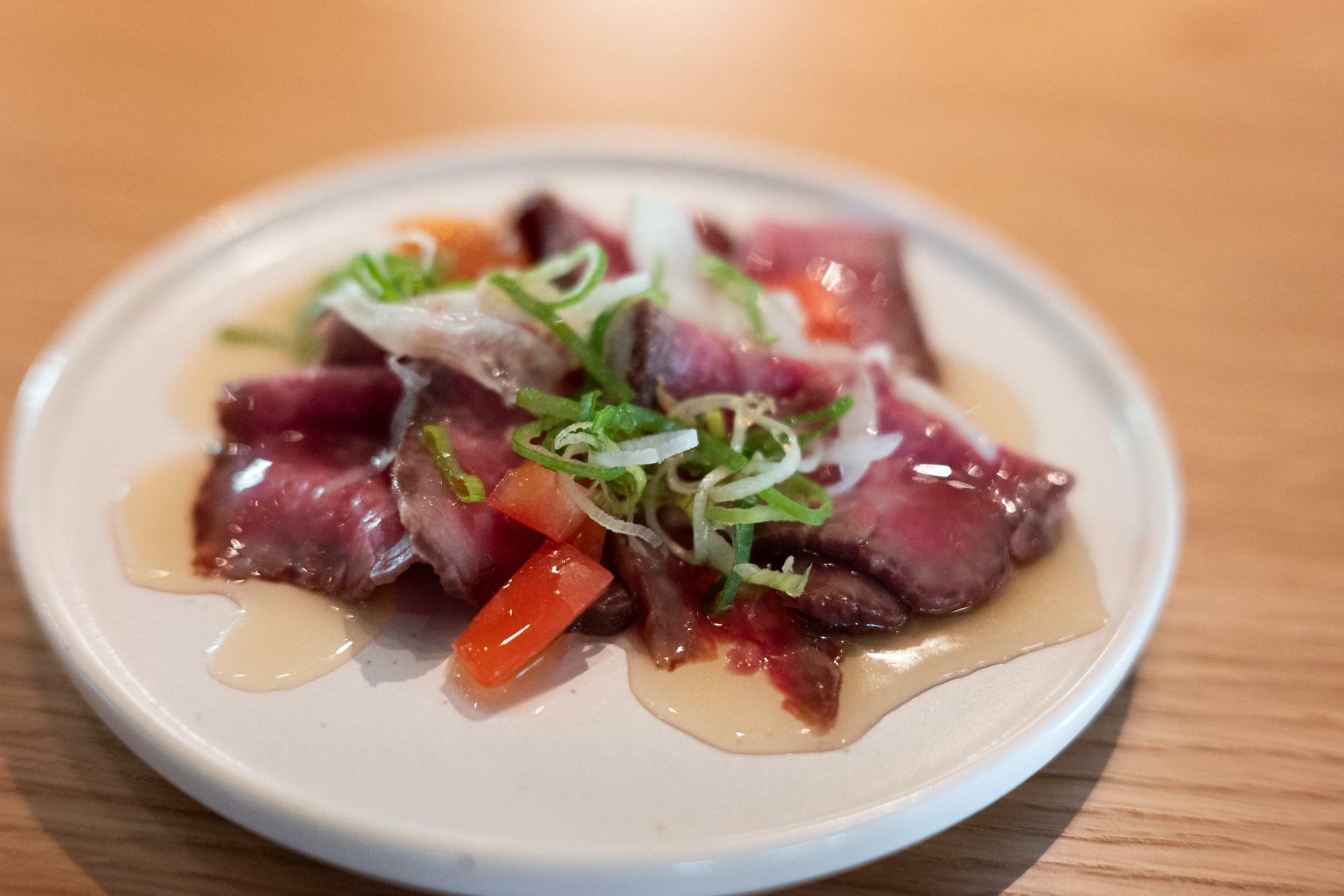 神石牛ローストビーフ～神石のお酒を使ったソース～