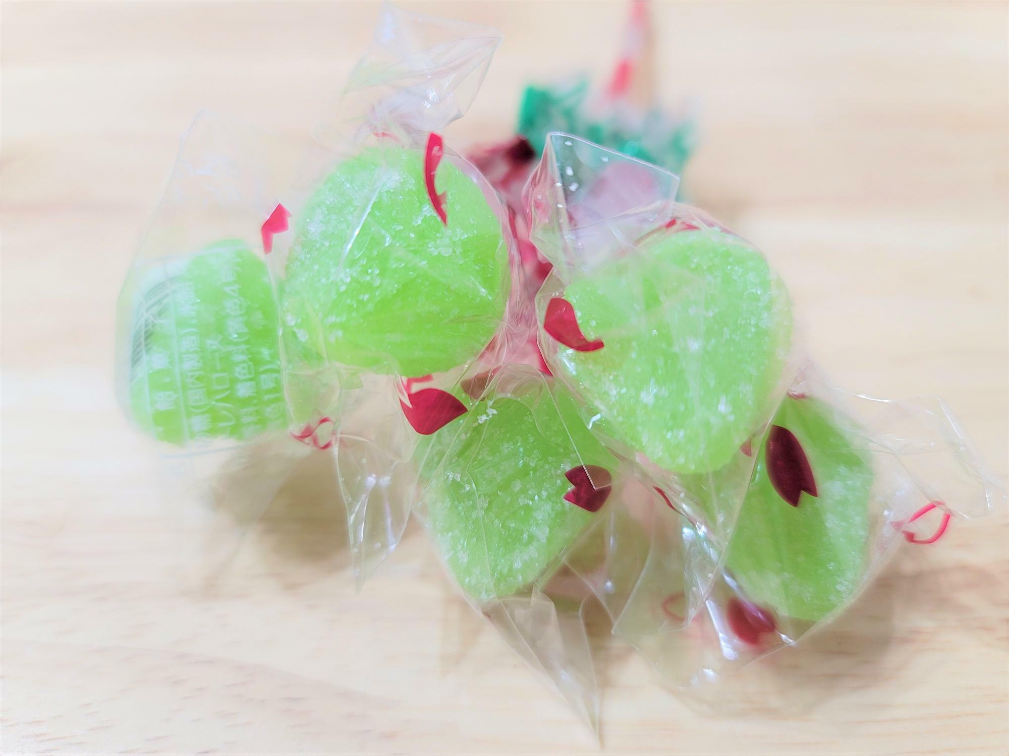 さくらんぼキャンディ（花束）緑