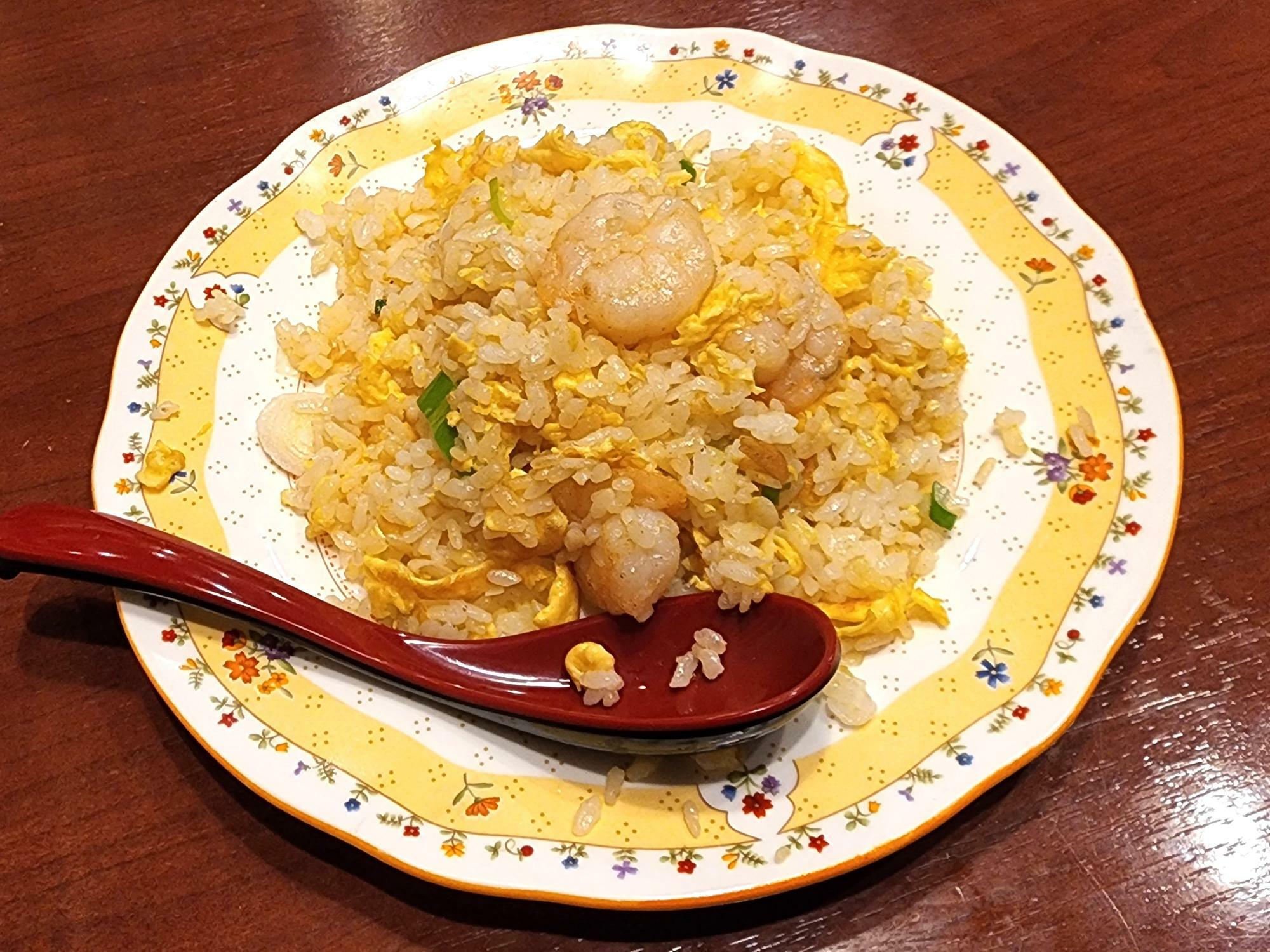 「中国料理 味仙」ラーメンセットのチャーハン。
