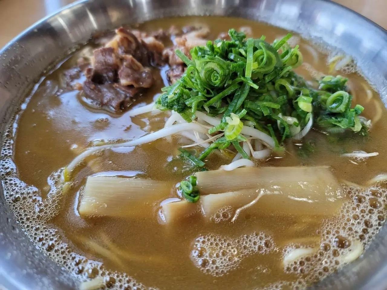 「中華そば田村」のラーメン。掲載OKをいただいたときの写真が古いものしかなく申し訳ございません（汗。